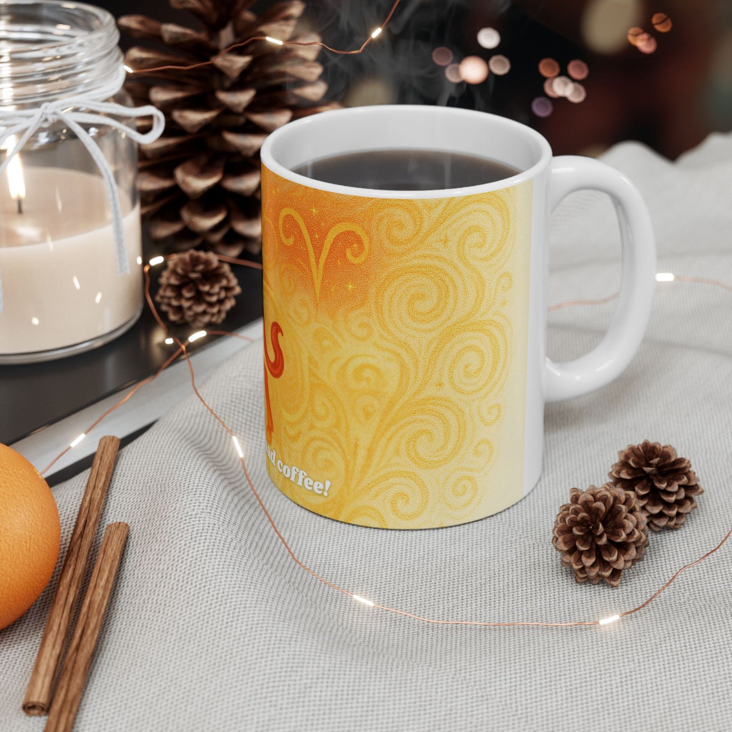 Aries Zodiac Ceramic Mug - Perfect Gift for Astrology Lovers