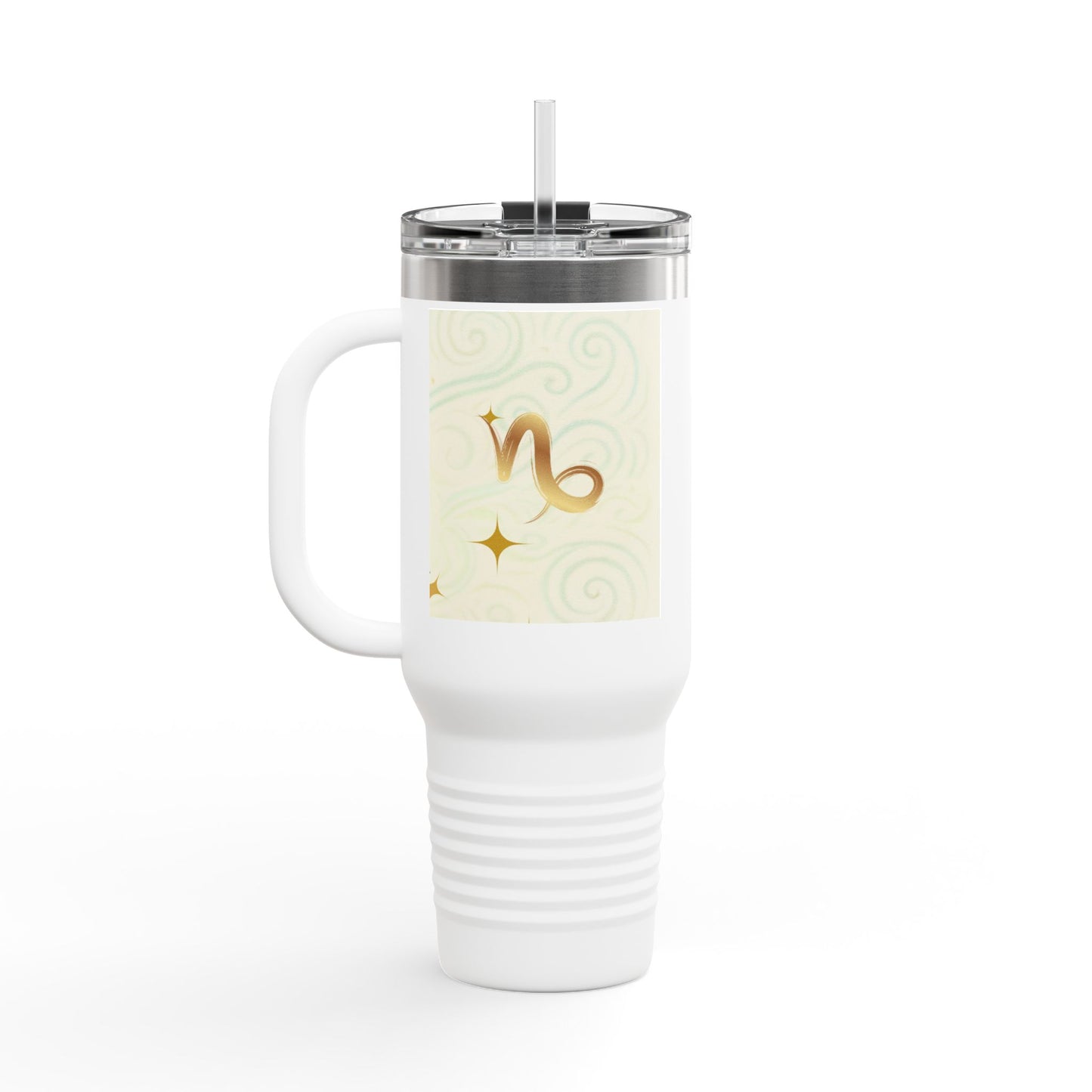 Capricorn Insulated Travel Mug - 40oz Adventure Cup with Inspirational Quote