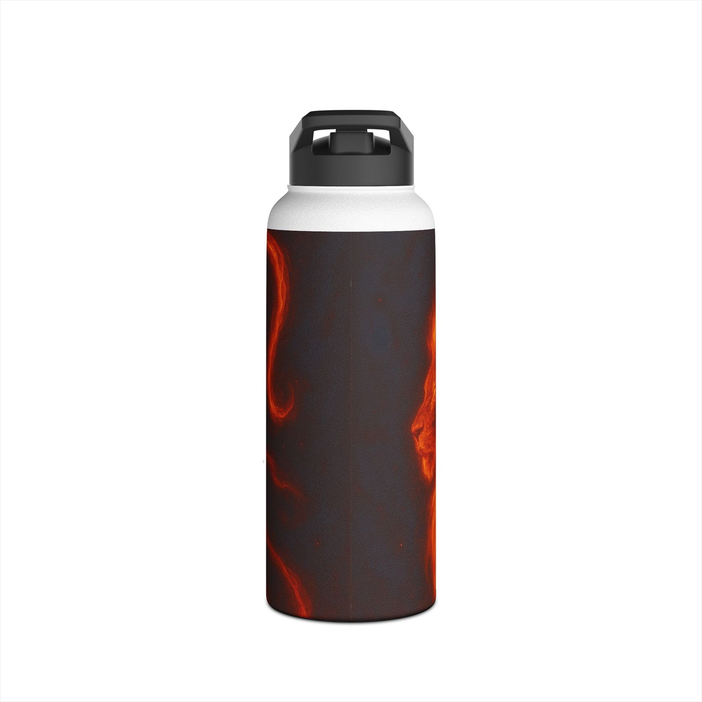 Leo Fire Flame Stainless Steel Water Bottle | Eco-Friendly Travel Mug, Fitness Motivation, Workout Bottle, Gift for Outdoor Lovers