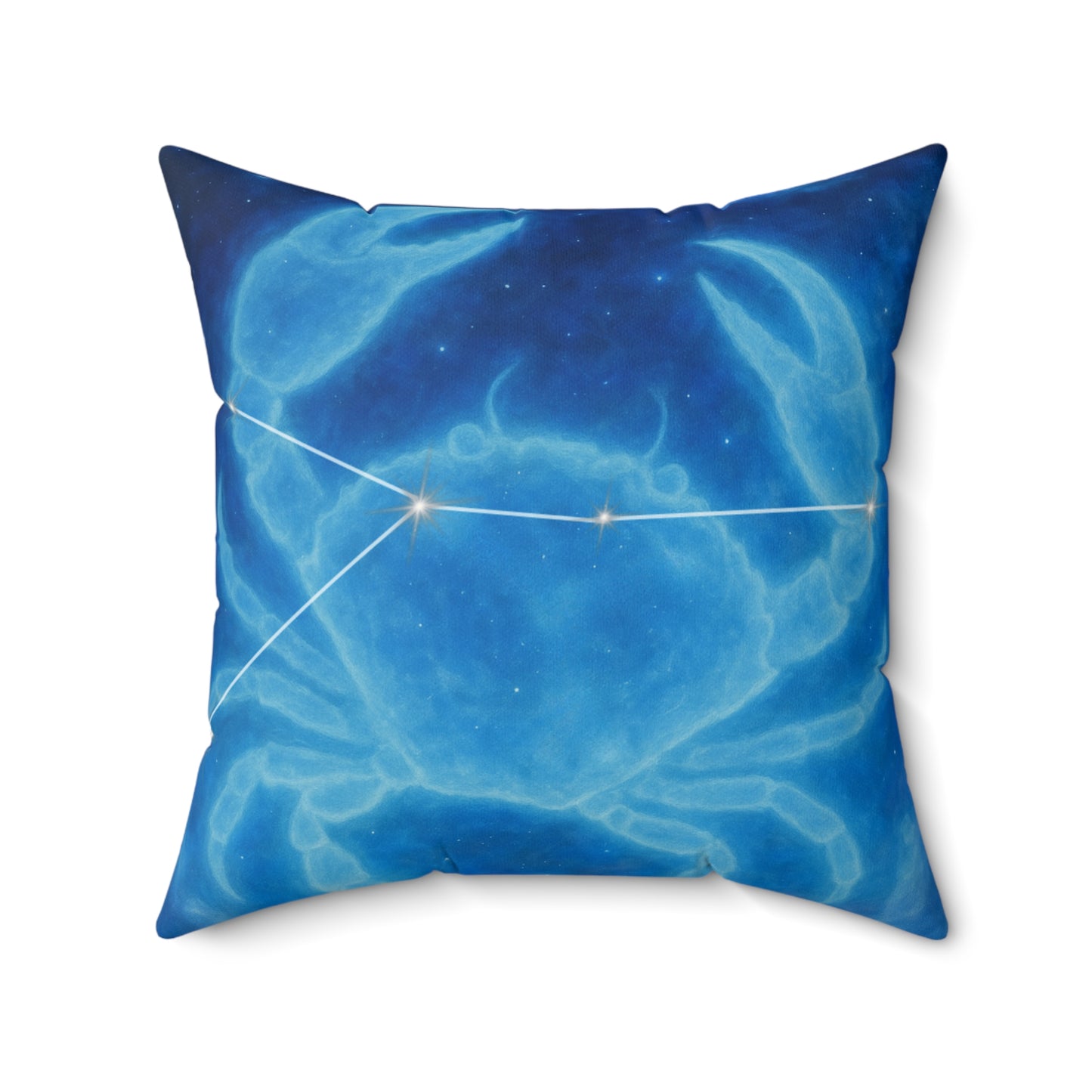 Cancer Zodiac Constellation Pillow - Celestial Home Decor