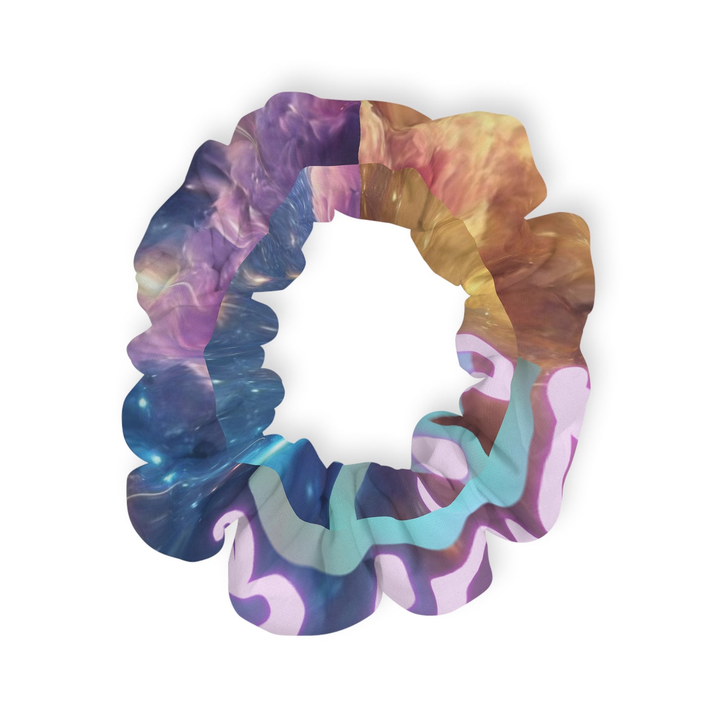 Libra Galaxy Scrunchie - Colorful Hair Accessory for Trendy Style