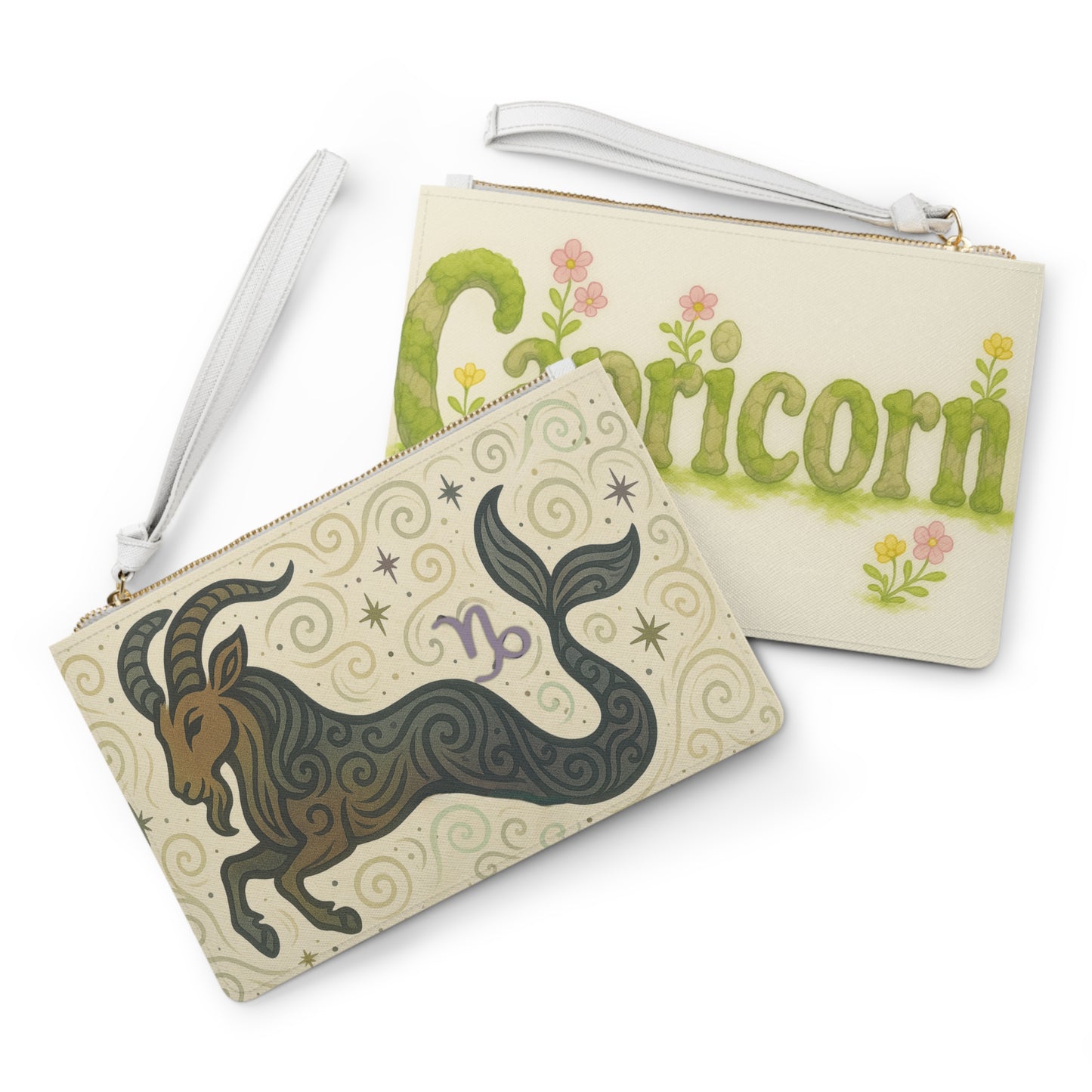 Capricorn Zodiac Clutch Bag - Astrology Inspired Accessory