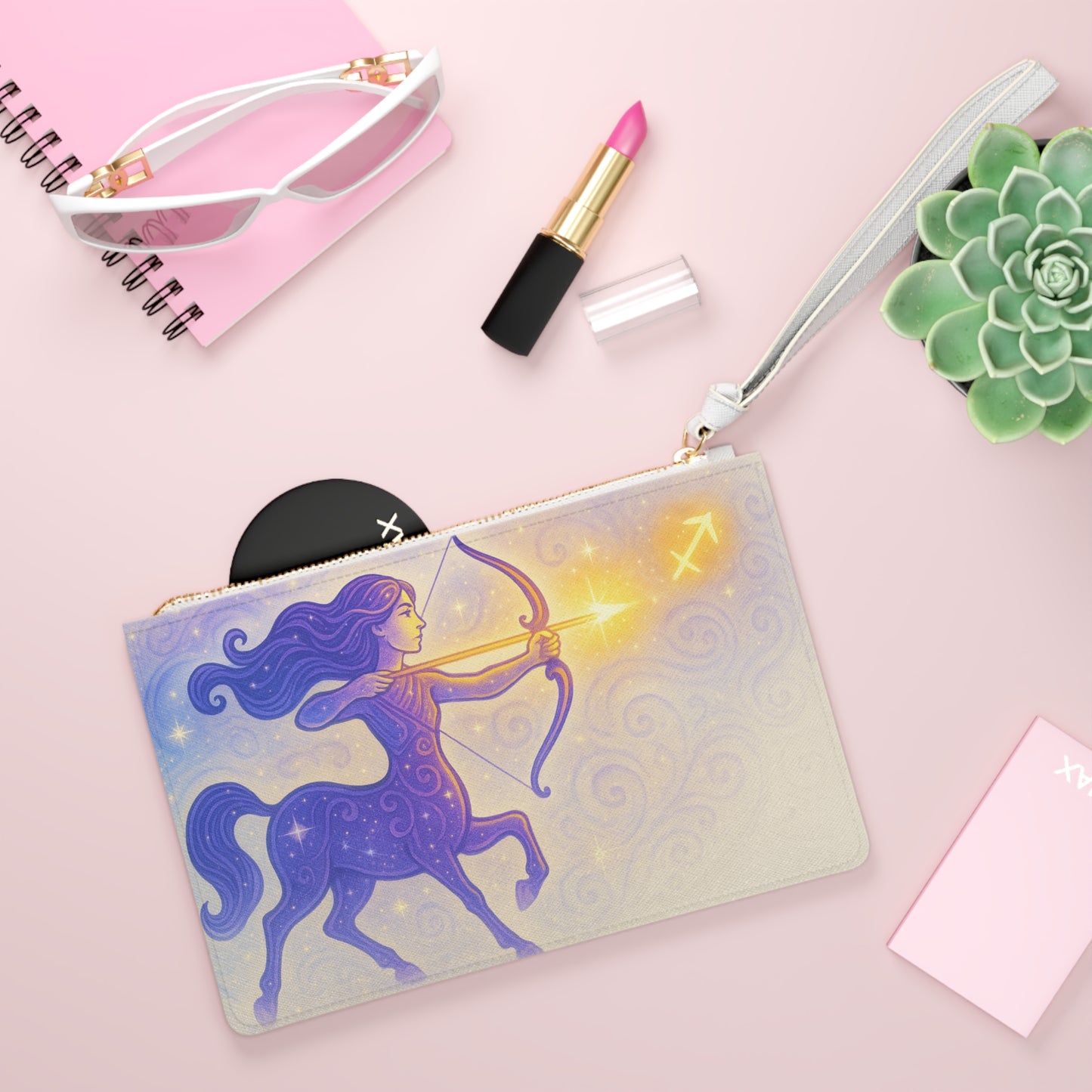 Sagittarius Zodiac Clutch Bag - Astrology Inspired Purse for Astrology Lovers