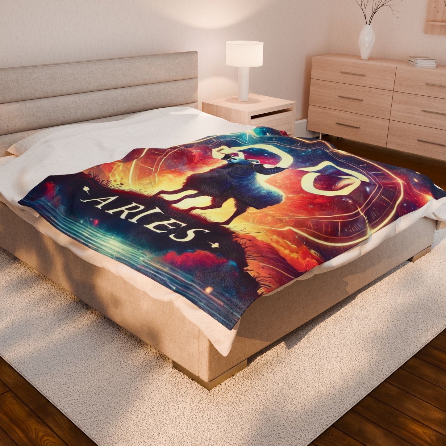 Aries Velveteen Plush Blanket