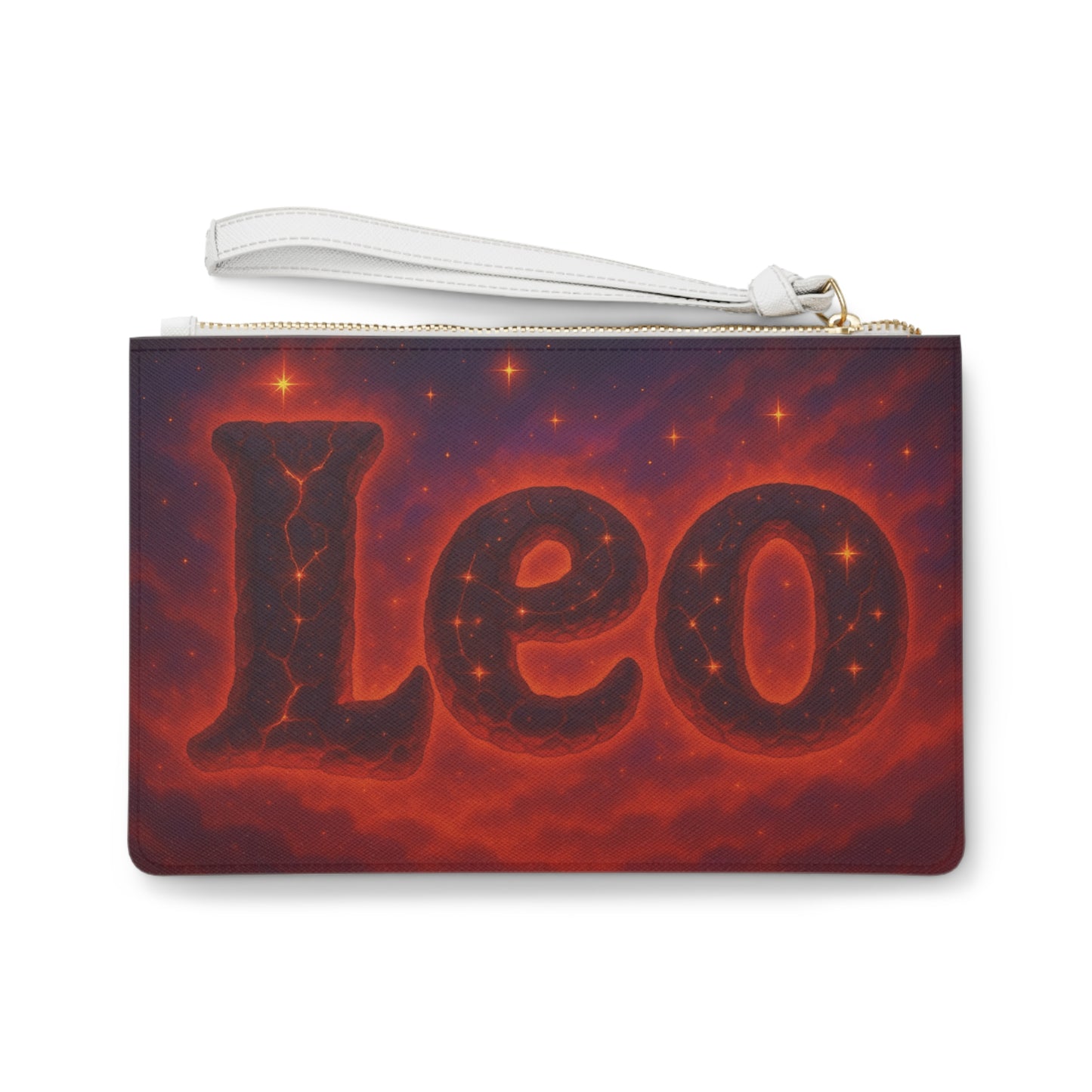 Clutch Bag - Leo Lion Fire Element Design