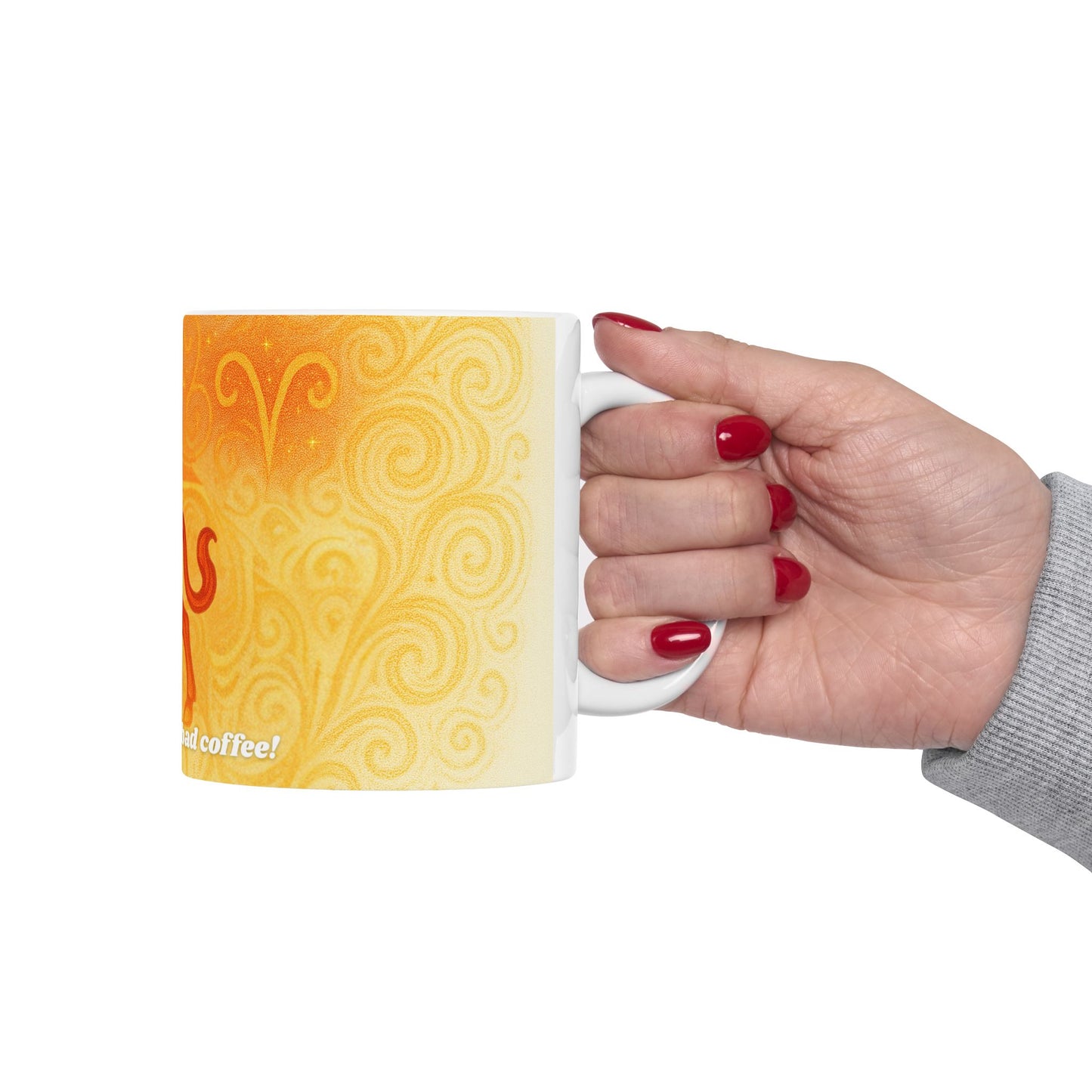 Aries Zodiac Ceramic Mug - Perfect Gift for Astrology Lovers