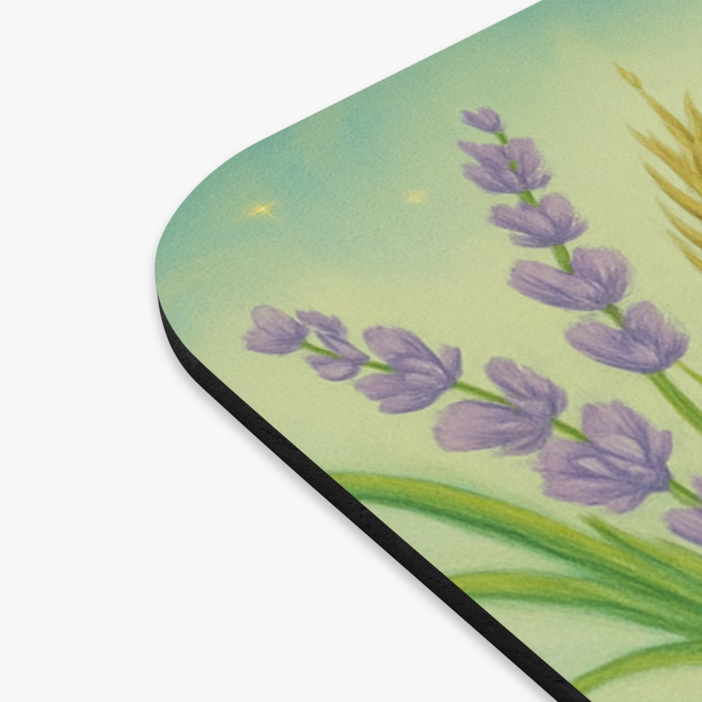 Virgo Floral Mouse Pad | Zodiac Sign Office Decor, Gift for Virgo, Astrology Mousepad, Lavender Design, Personalized Workspace Accessories