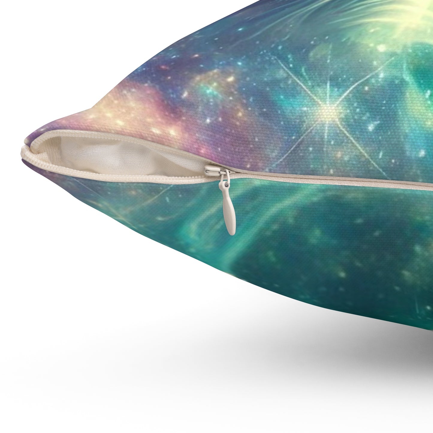 Aquarius Zodiac Square Pillow - Celestial Decor for Astrology Lovers