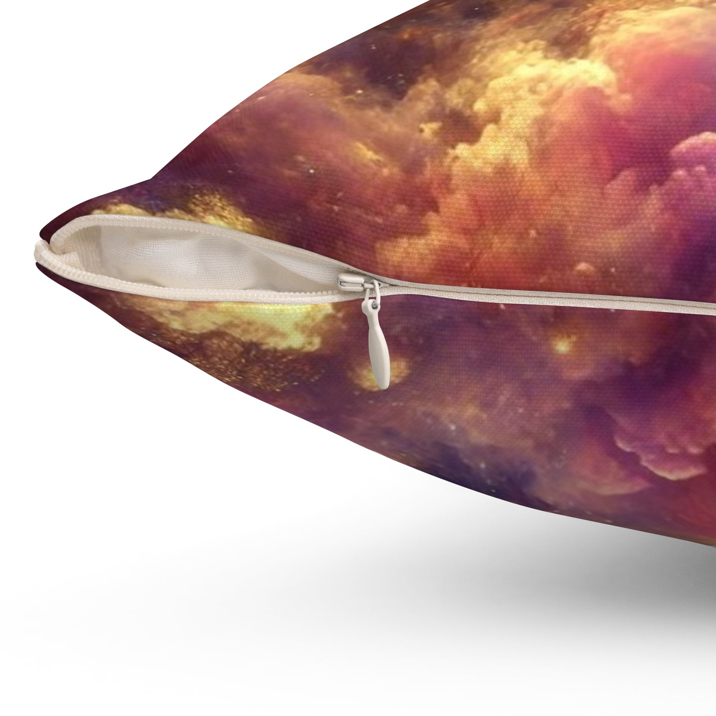 Libra Zodiac Spun Polyester Decorative Pillow - Cosmic Balance Design