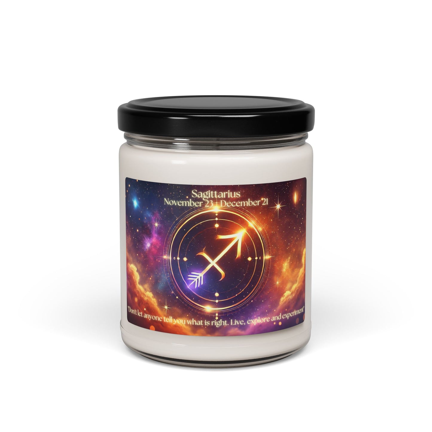 Sagittarius Scented Soy Candle - Astrology Inspired Soy Candle