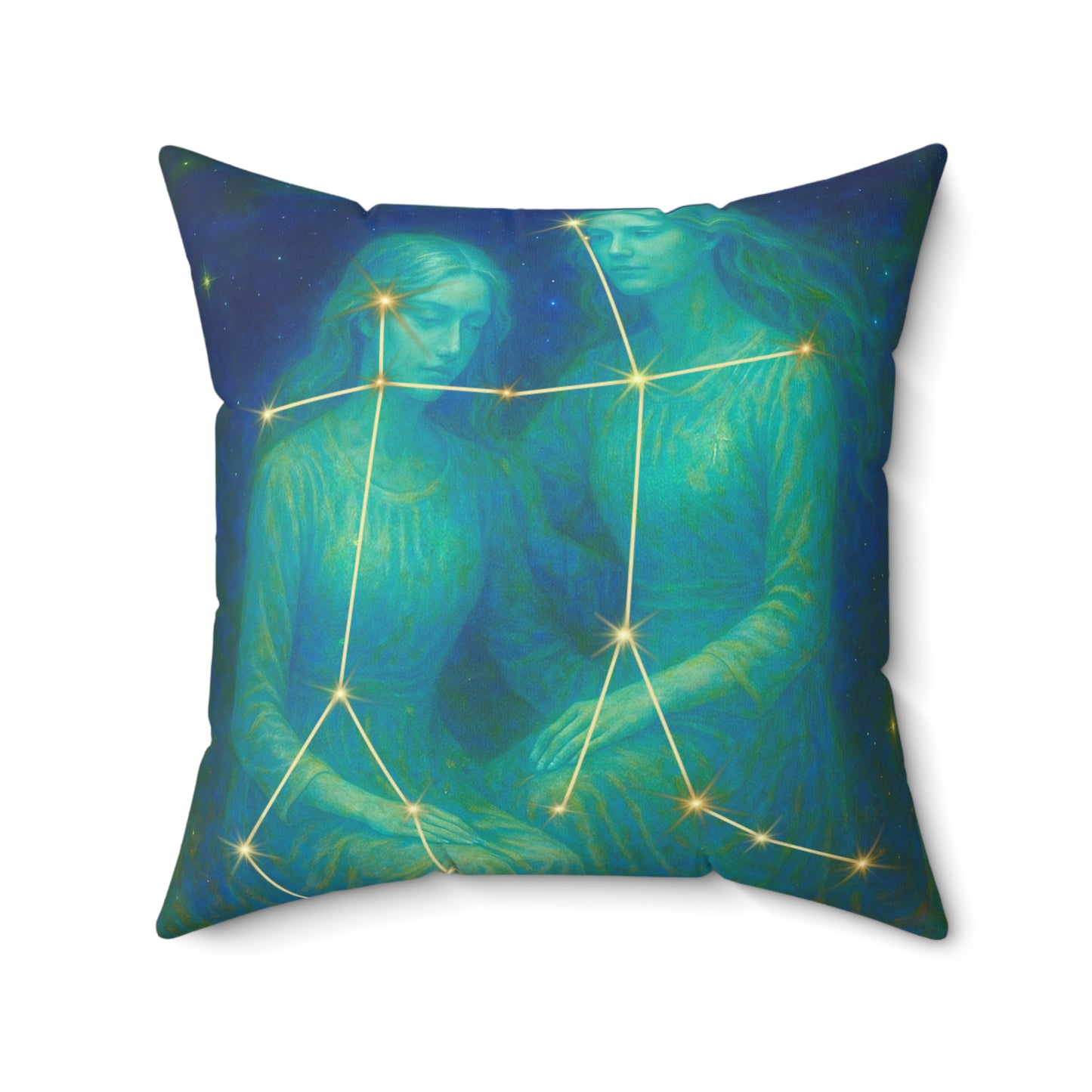 Gemini Constellation Decorative Pillow - Zodiac Home Decor