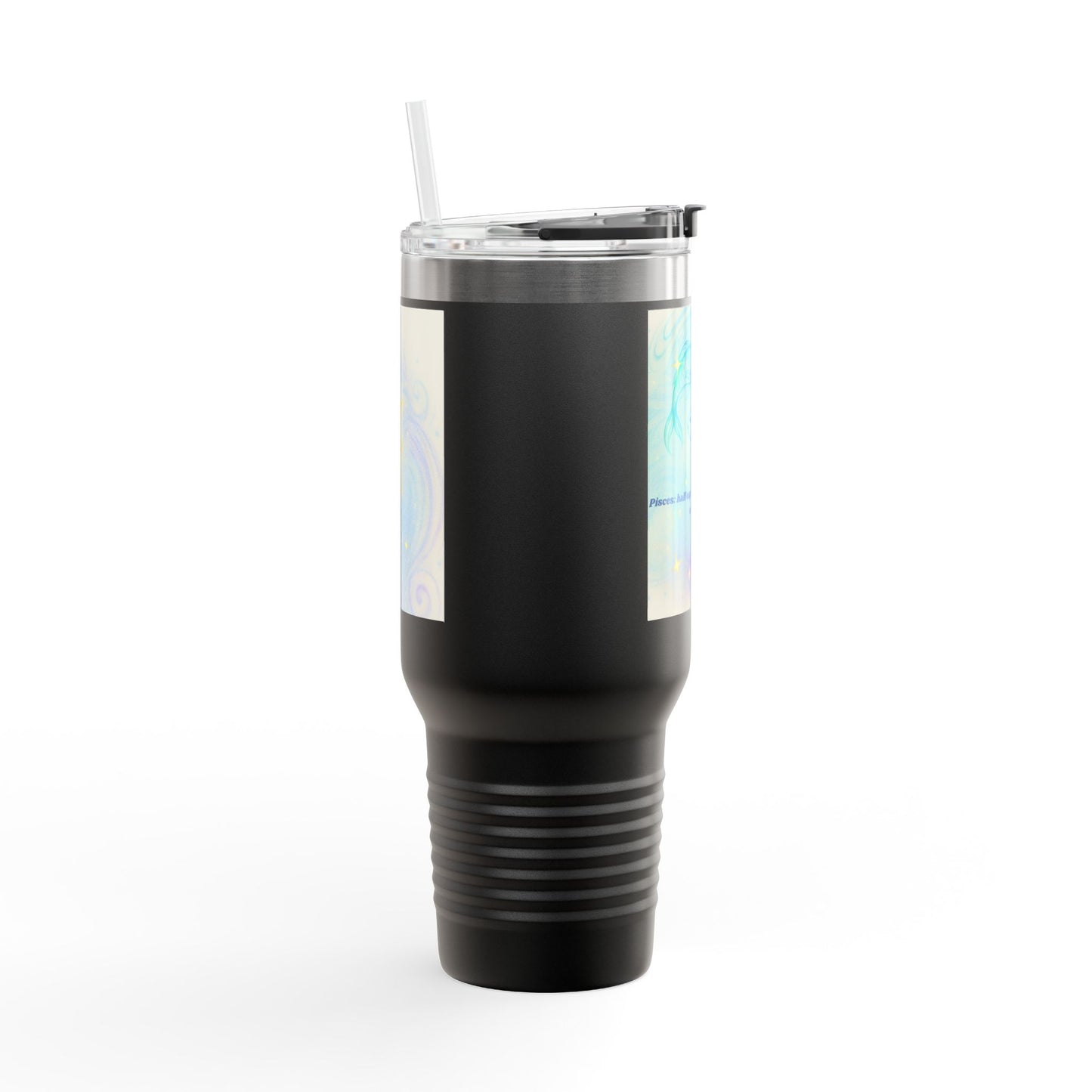 Pisces Magical Insulated Travel Mug - 40oz with Fun Coffee Quotes