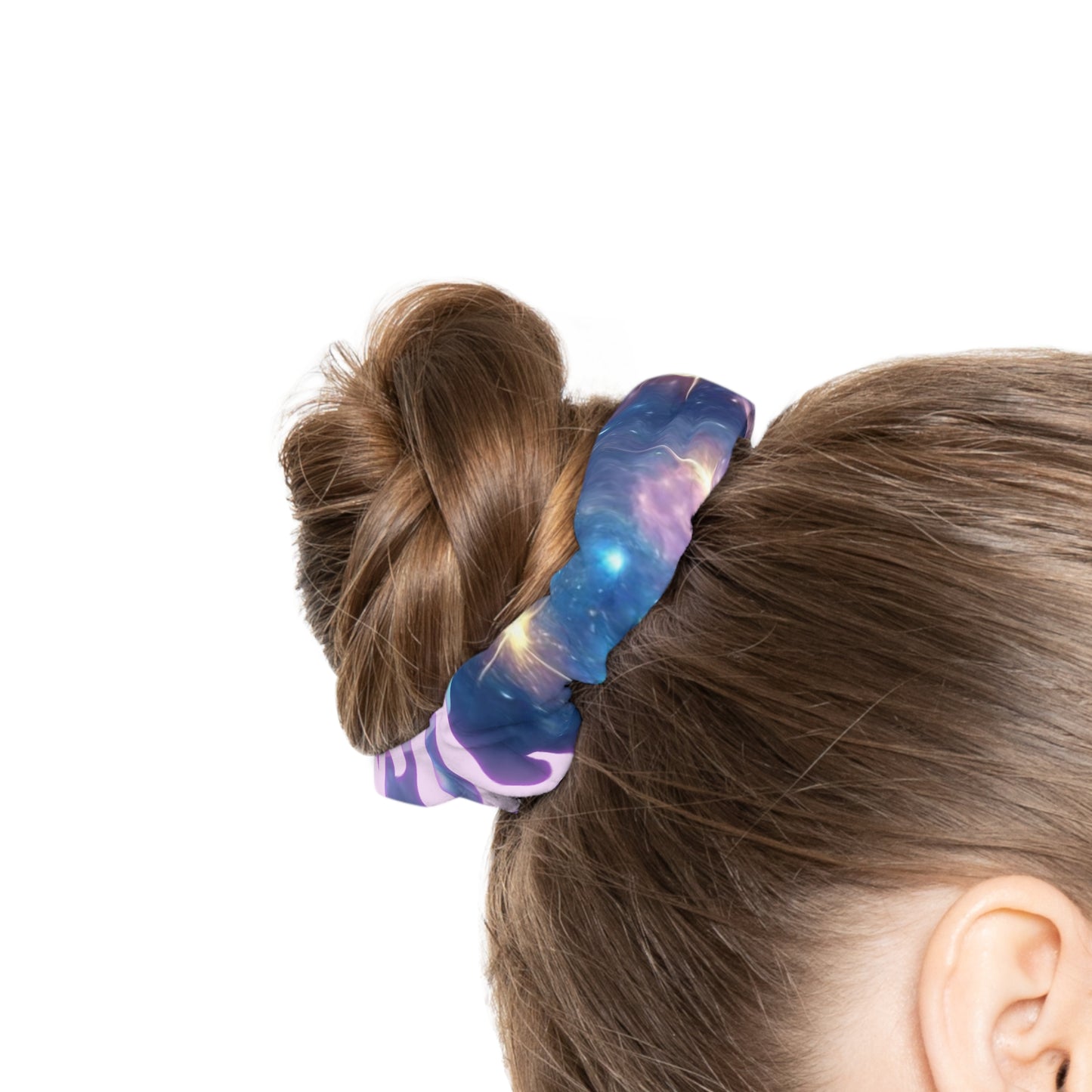 Libra Galaxy Scrunchie - Colorful Hair Accessory for Trendy Style