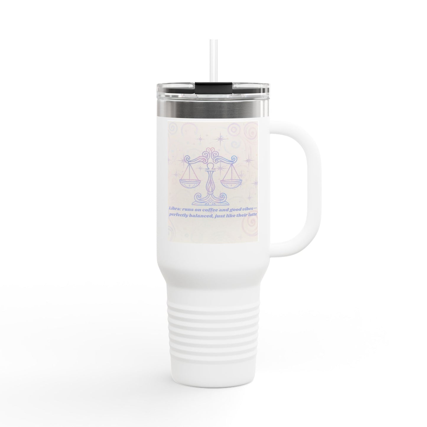Inspirational Libra Insulated Travel Mug - 40oz Coffee Tumbler
