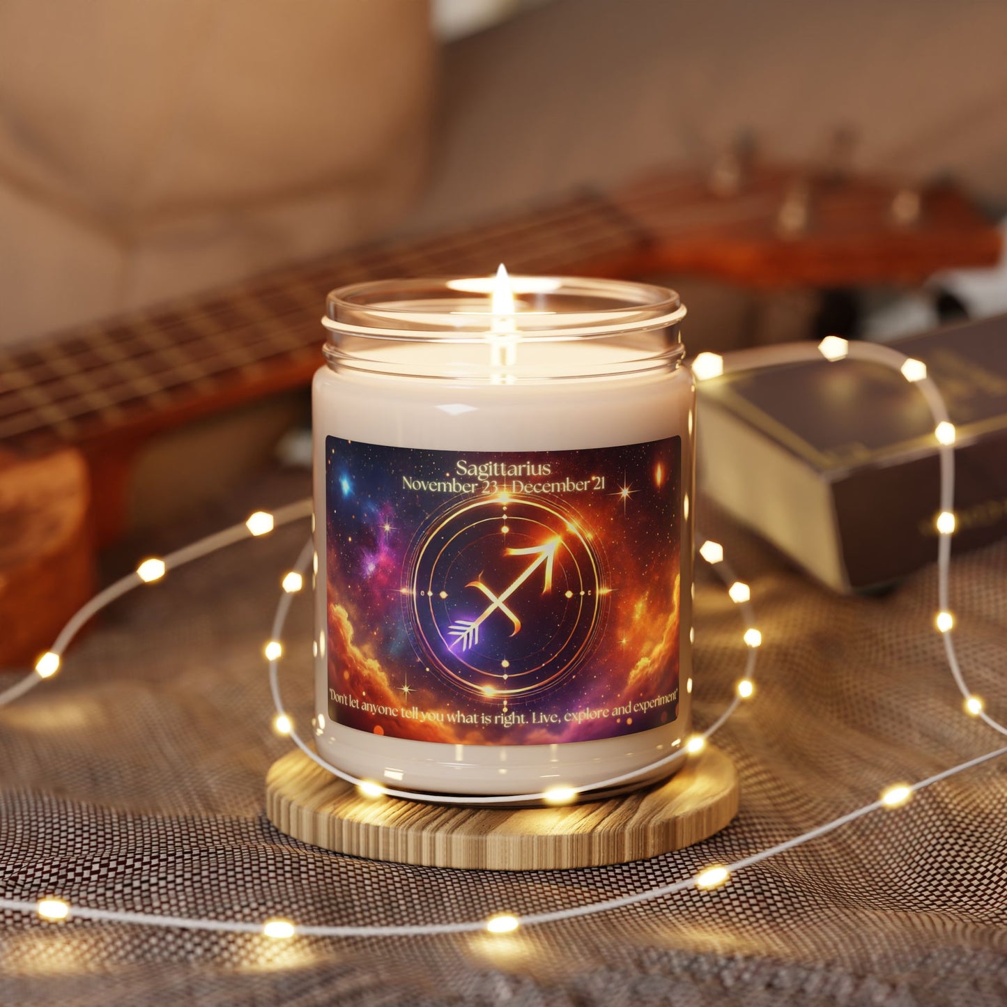 Sagittarius Scented Soy Candle - Astrology Inspired Soy Candle
