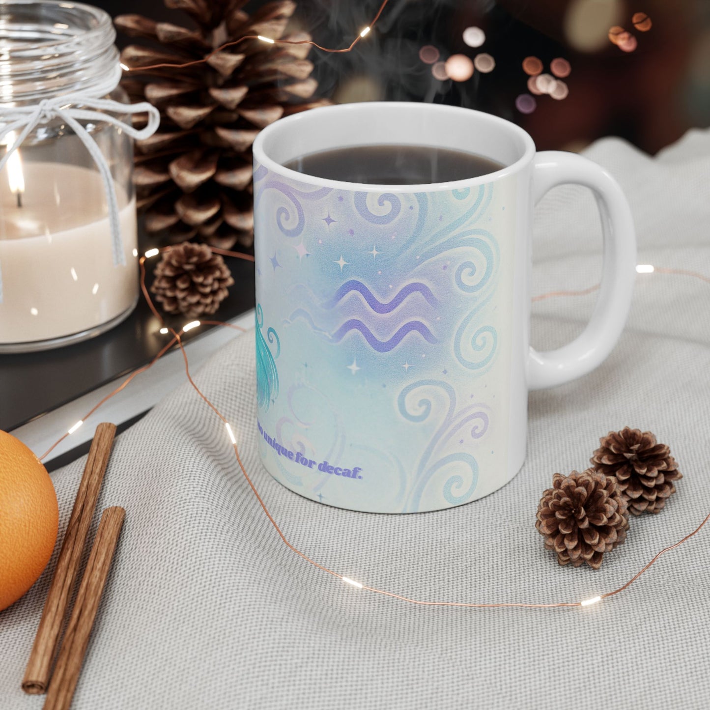 Unique Aquarius Ceramic Mug - 11oz & 15oz