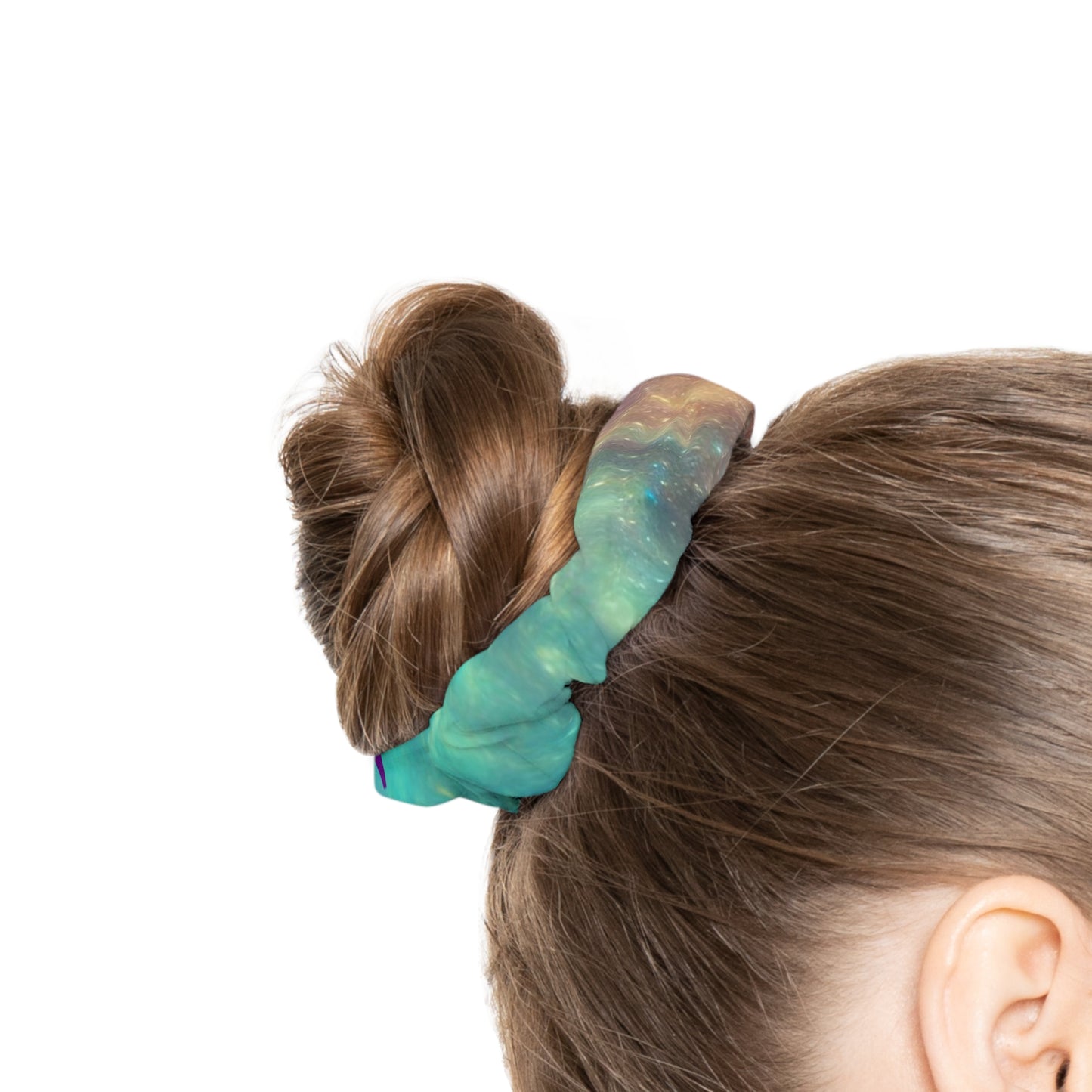 Aquarius Ombre Scrunchie - Colorful Hair Accessory for Everyday Style