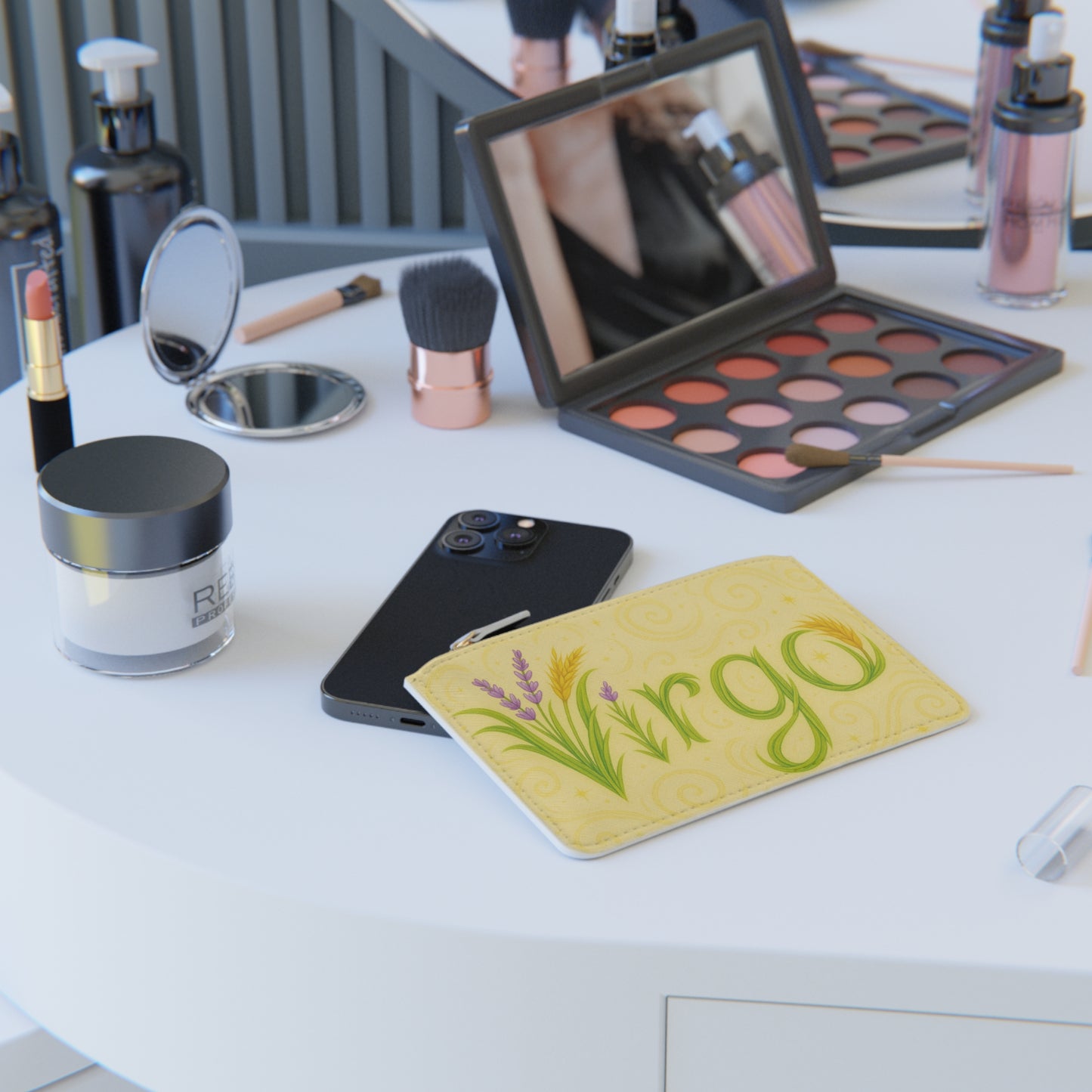 Virgo Mini Clutch Bag, Zodiac Pouch, Astrology Wallet, Gifts for Virgo, Celestial Clutch, Birthday Accessory