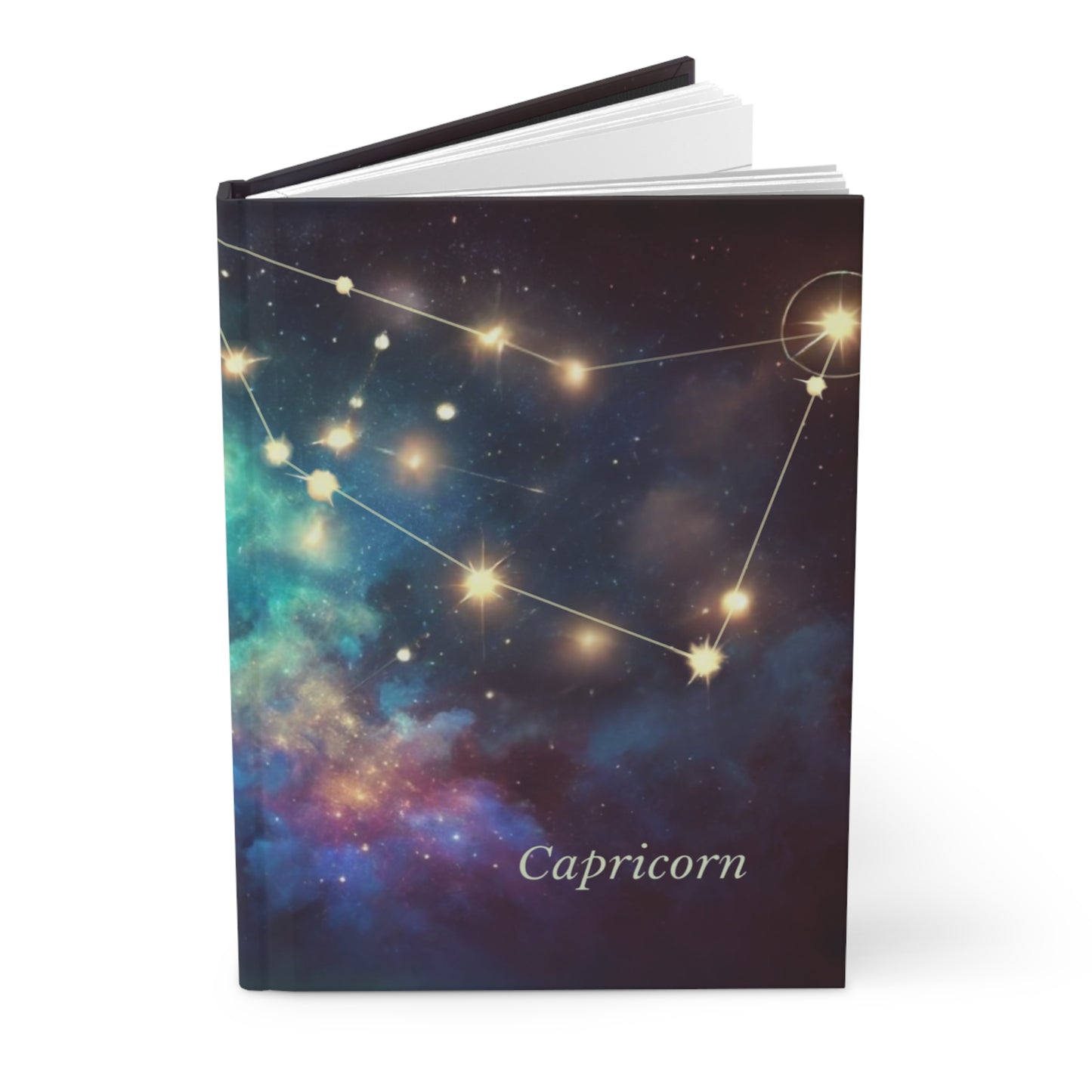Capricorn Constellation Hardcover Journal - Celestial Theme for Astrology Lovers