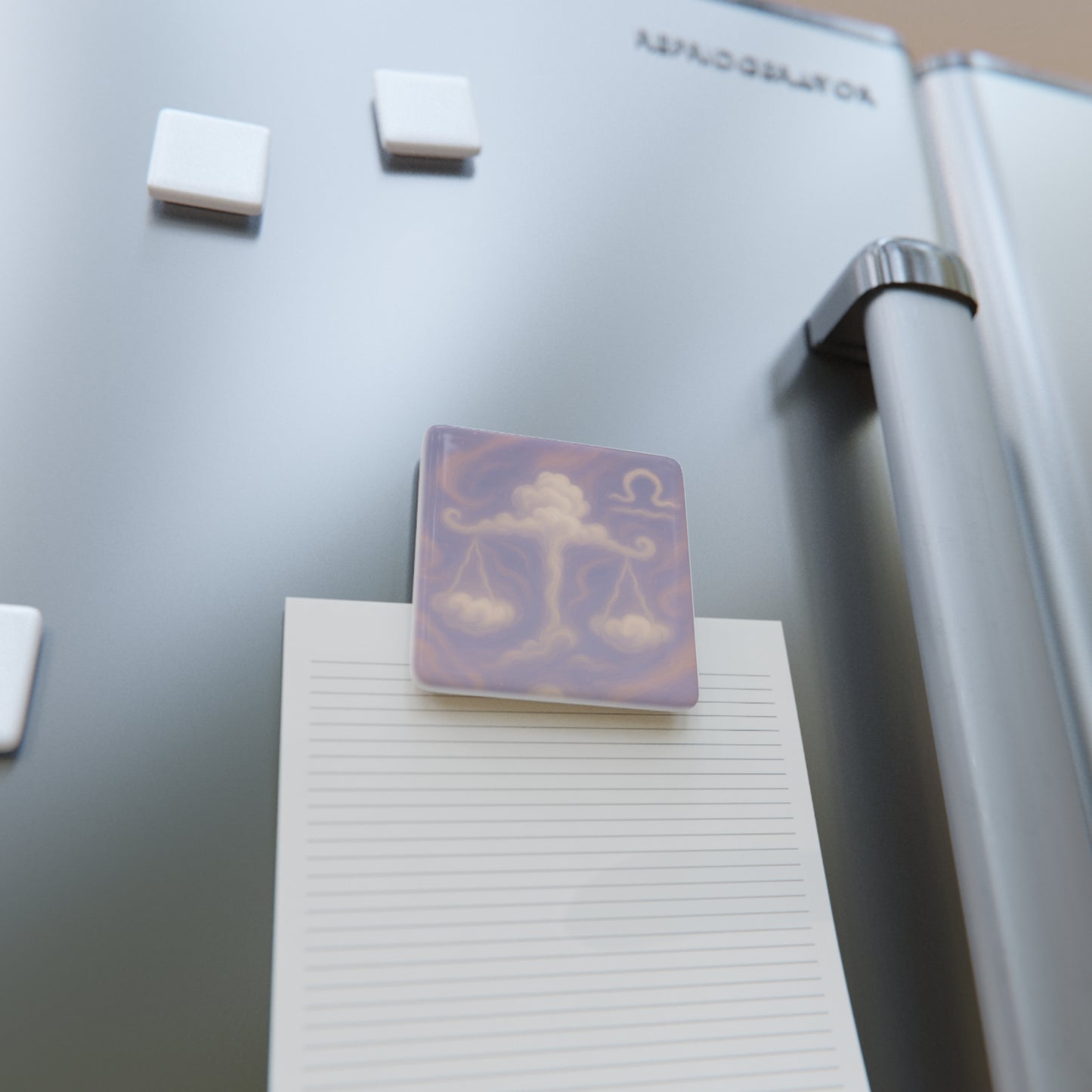 Celestial Balance Magnet | Libra Decor, Astrology Gift, Home Accent, Zodiac Charm, Unique Fridge Magnet