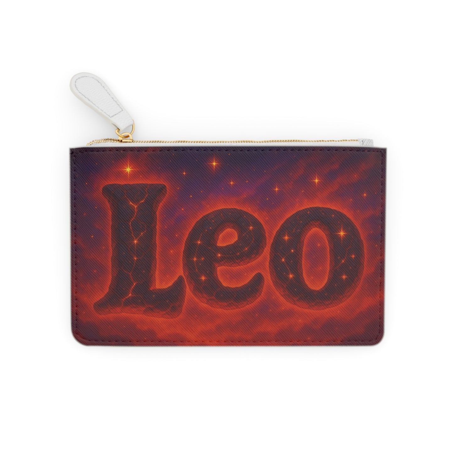Leo Zodiac Mini Clutch Bag, Astrology Clutch, Leo Accessories, Zodiac Fashion, Horoscope Gift, Star Sign Pouch