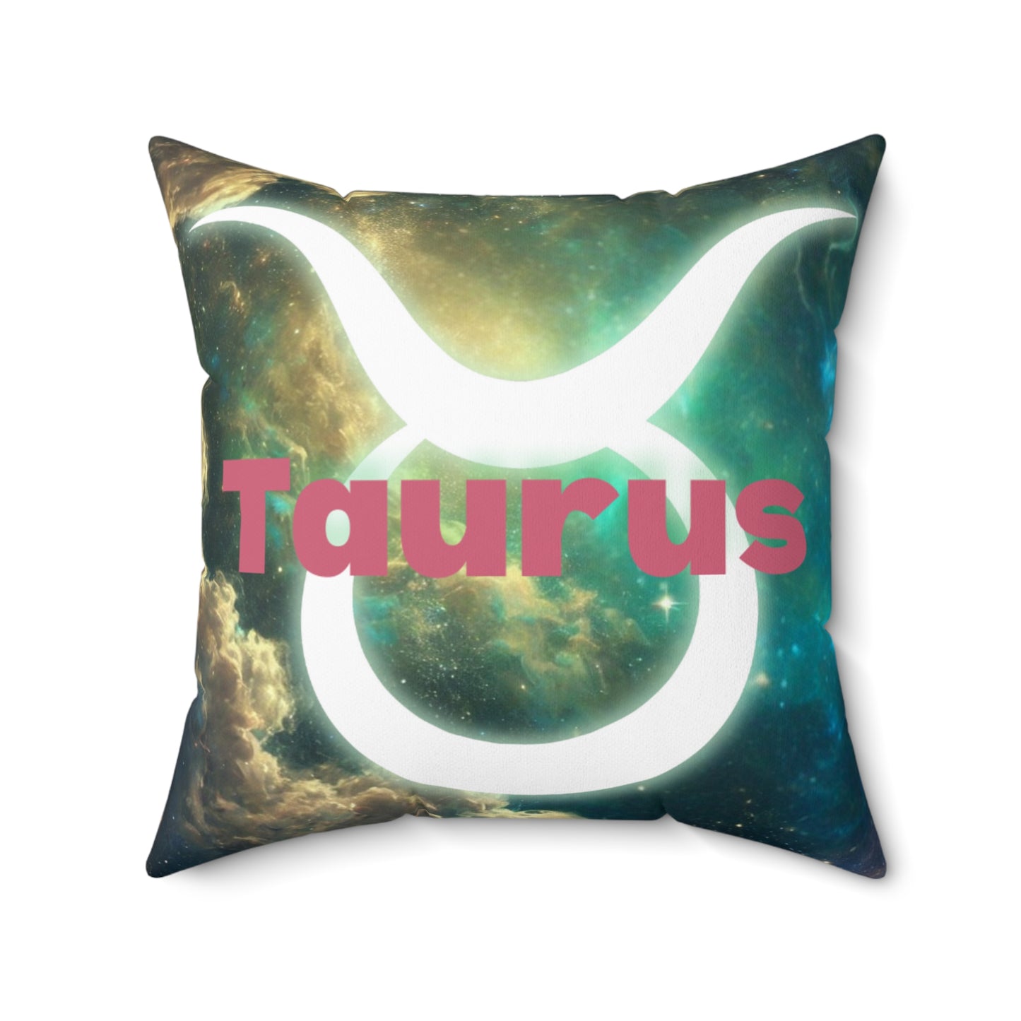 Cosmic Taurus Pillow – Astrology Square Cushion