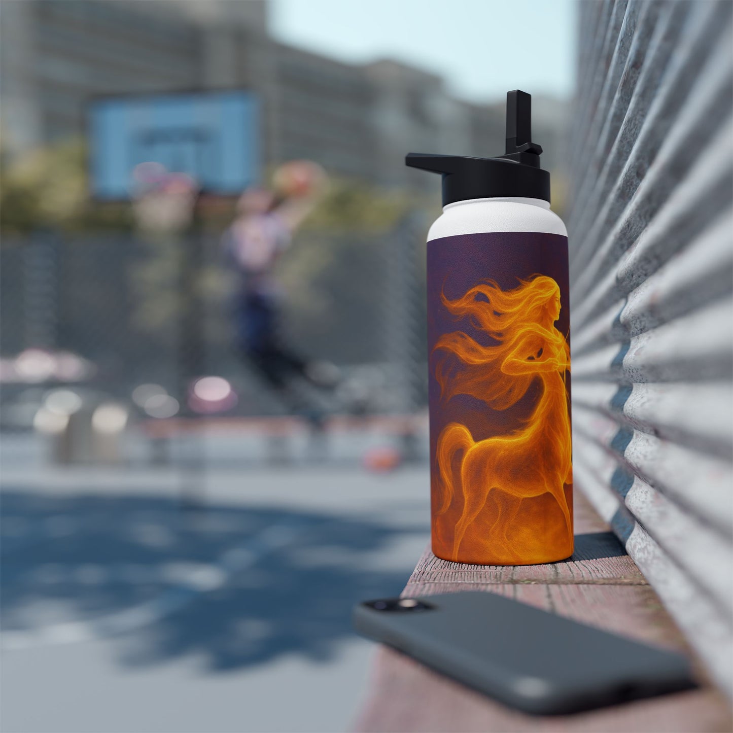 Sagittarius Celestial Archer Water Bottle, Insulated Travel Mug, Fantasy Gift, Outdoor Hydration, Eco-Friendly Water Container, Unique Birthday Present