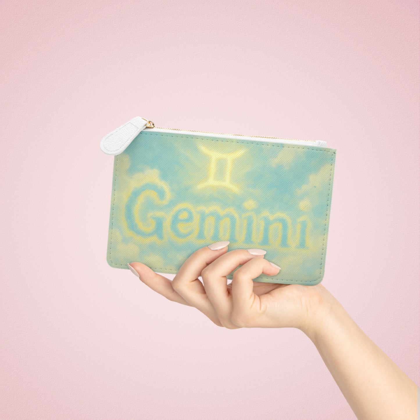 Gemini Mini Clutch Bag, Zodiac Clutch, Astrological Purse, Celestial Wallet, Gemini Gift, Astrology Accessory