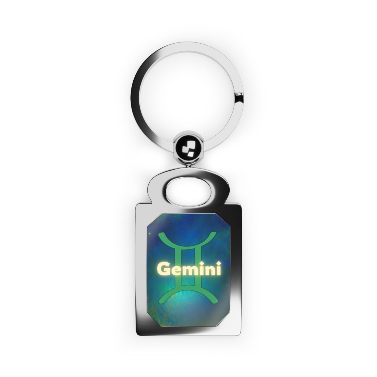 Gemini Keyring - Unique Photo Keychain for Astrology Lovers