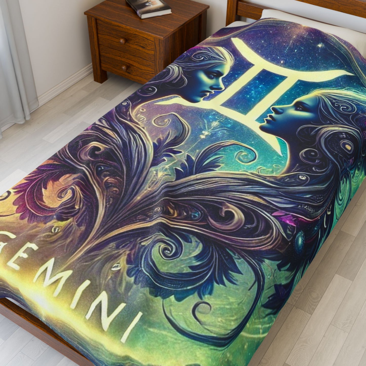 Gemini Velveteen Plush Blanket