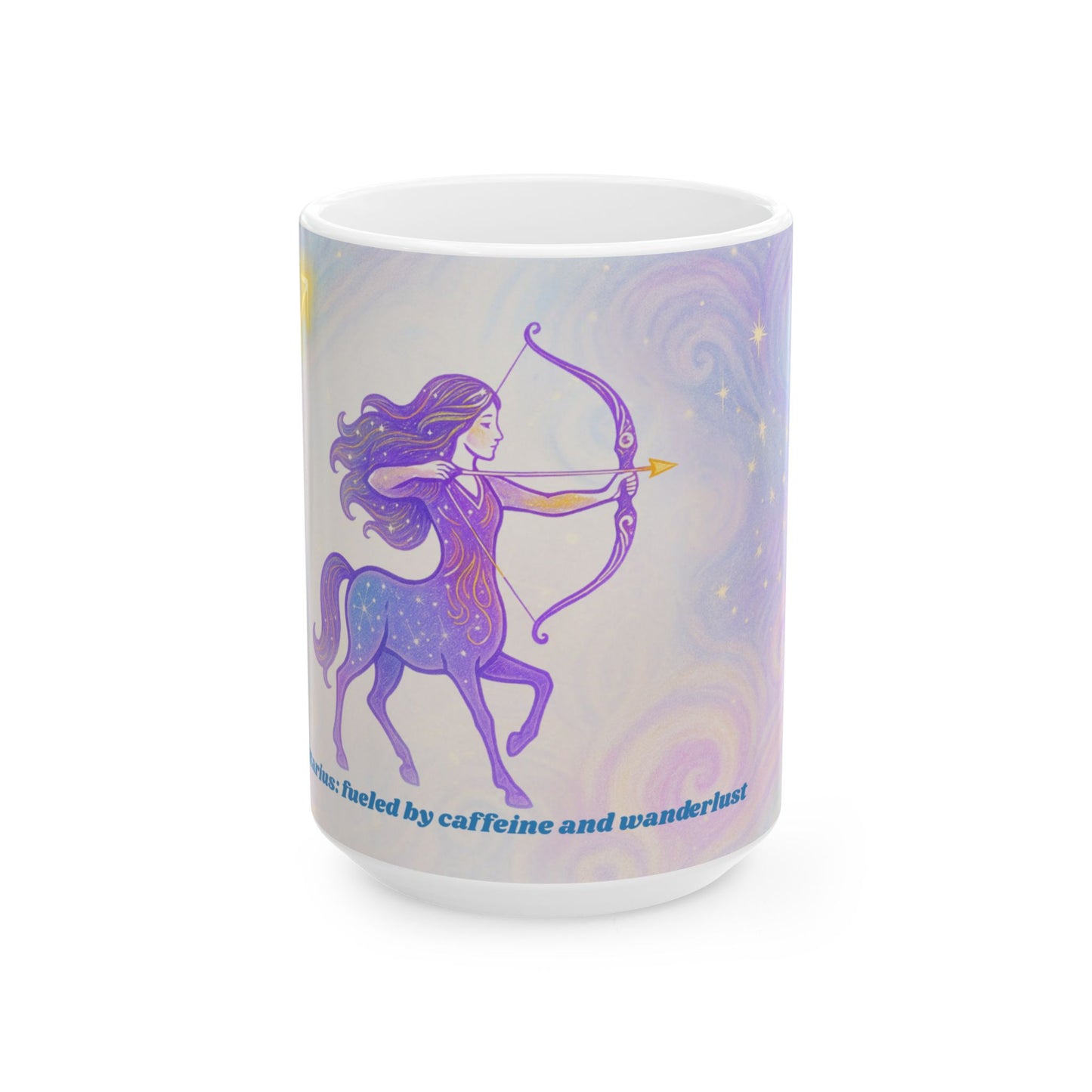 Celestial Sagittarius Mug – 11oz & 15oz – Perfect for Coffee Lovers and Dreamers