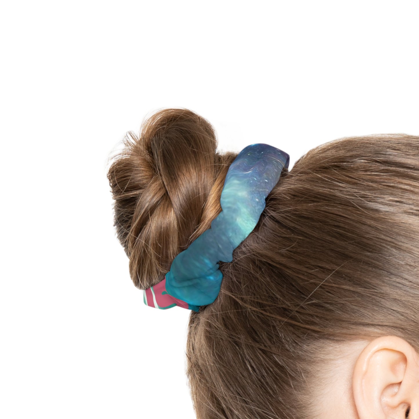 Taurus Galaxy Vibes Scrunchie - Colorful Cosmic Hair Accessory
