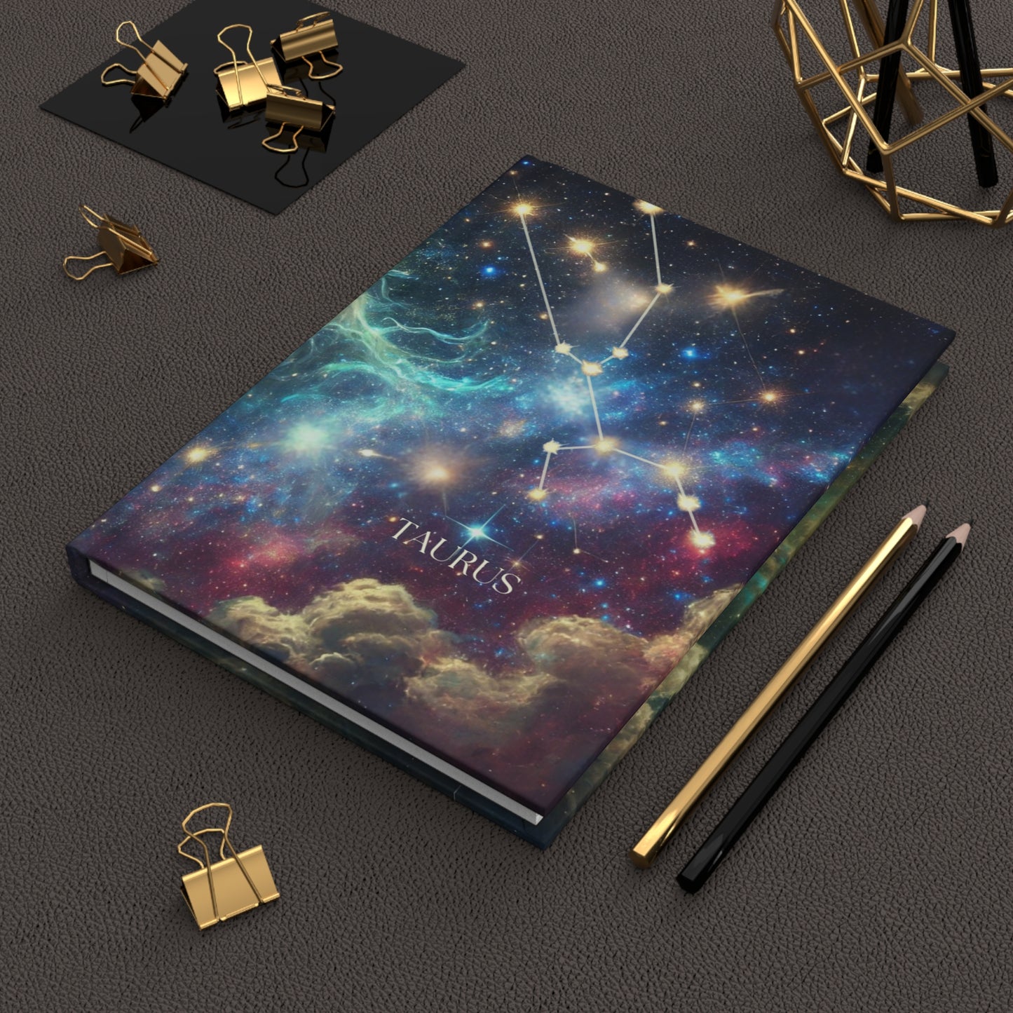 Taurus Constellation Hardcover Journal - Celestial Design for Astrology Lovers