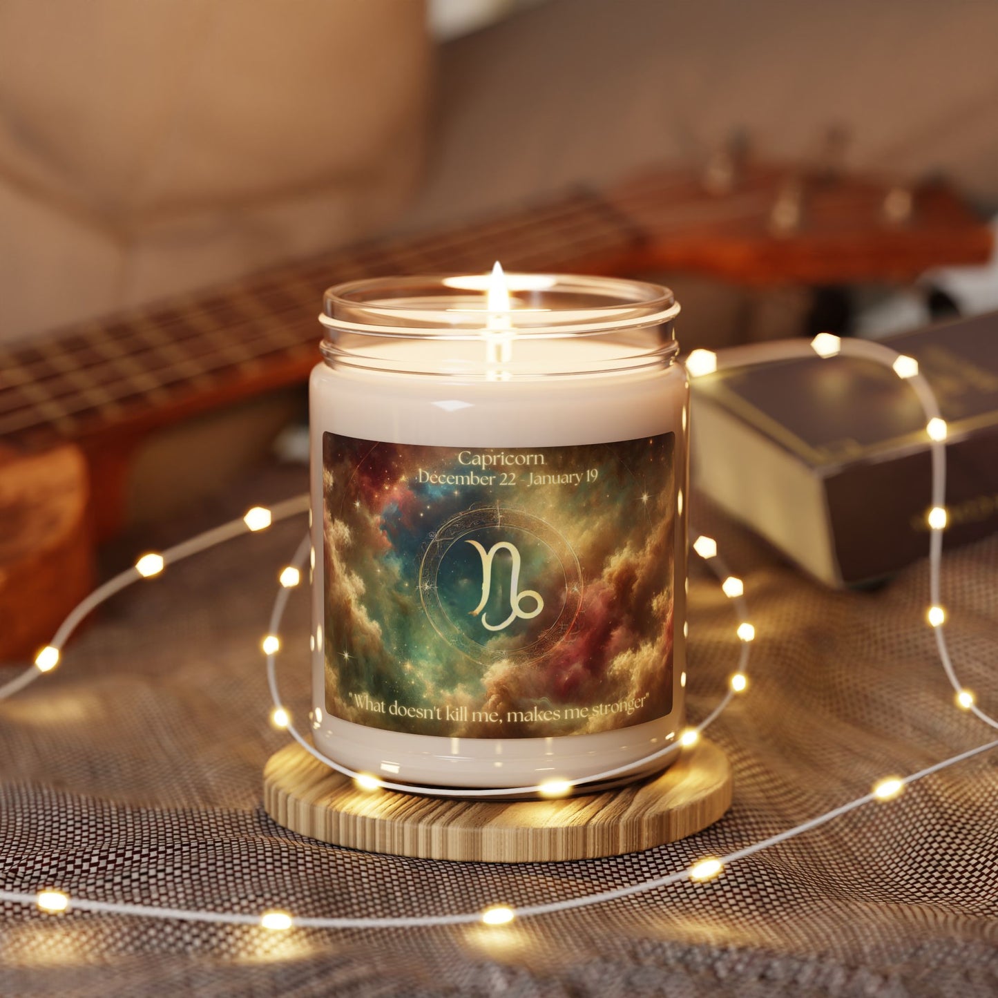 Capricorn Scented Soy Candle – 9oz | Zodiac Horoscope Gift