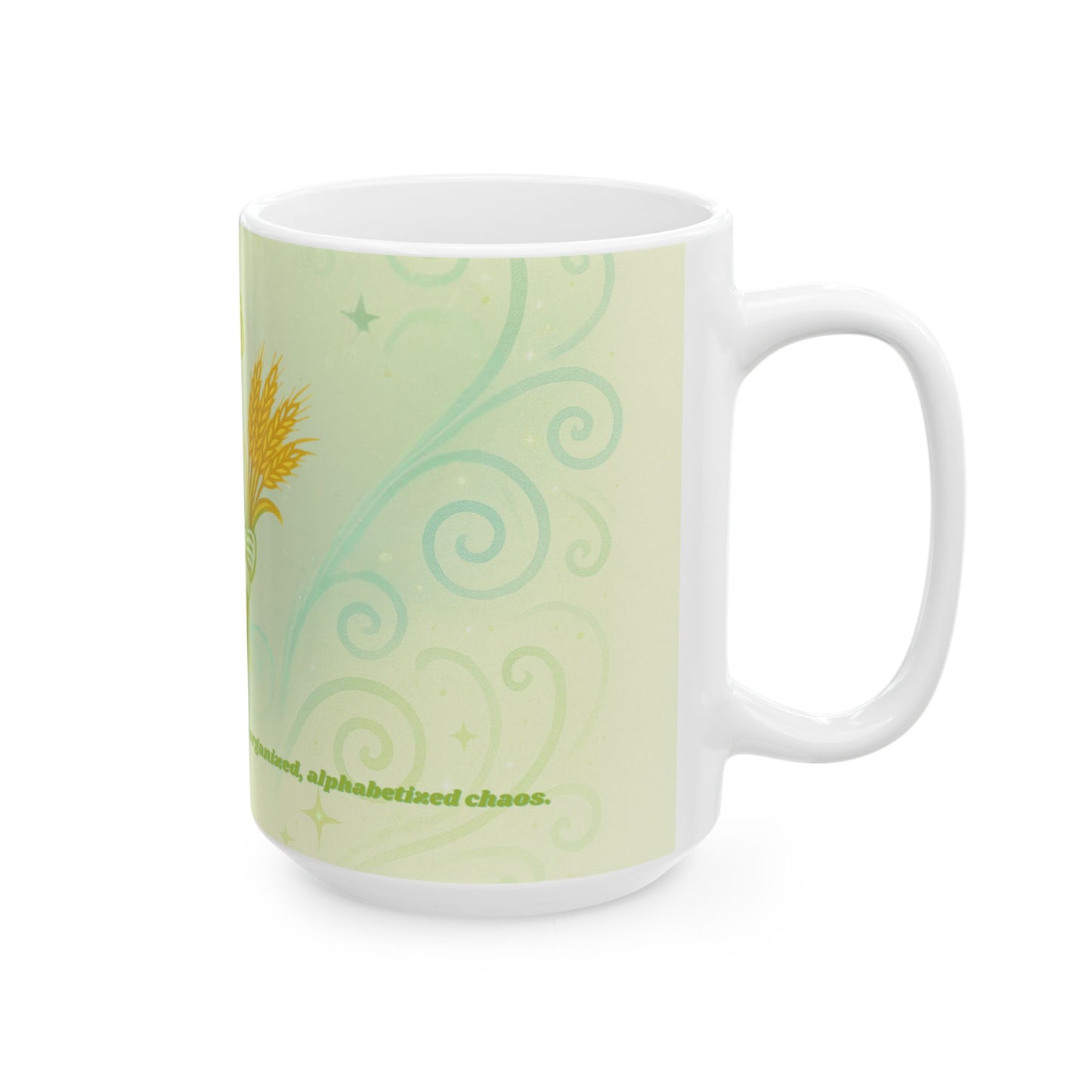 Serene Virgo Goddess Ceramic Mug - 11oz & 15oz