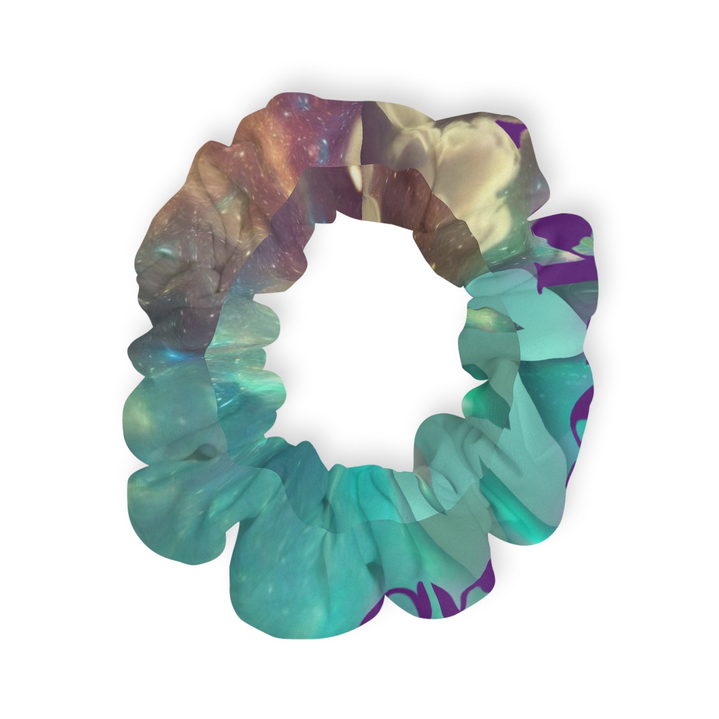 Aquarius Ombre Scrunchie - Colorful Hair Accessory for Everyday Style