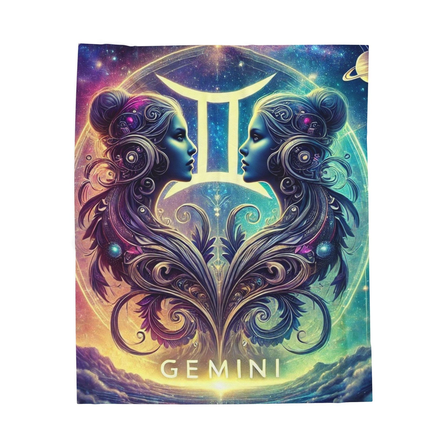 Gemini Velveteen Plush Blanket