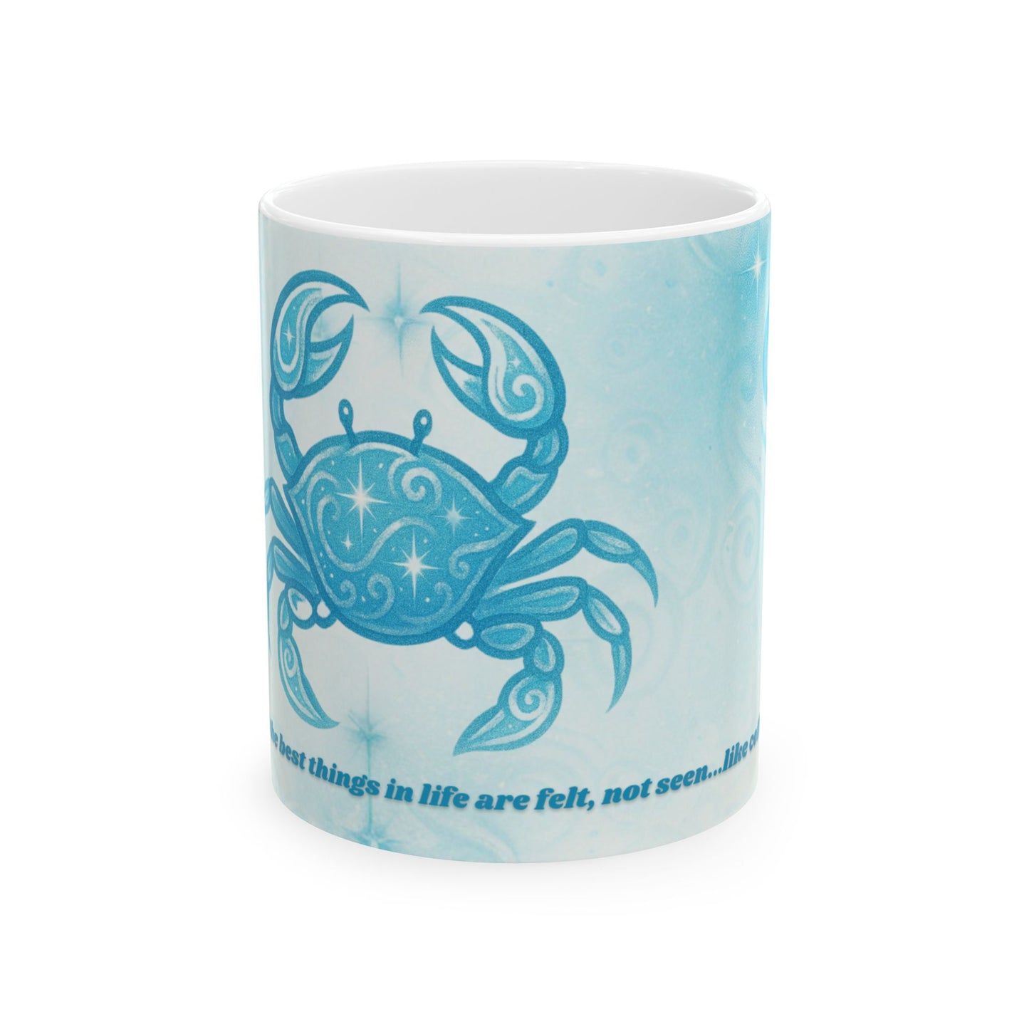 Zodiac Cancer Mug - Ceramic Coffee Cup with Cheeky Quote
