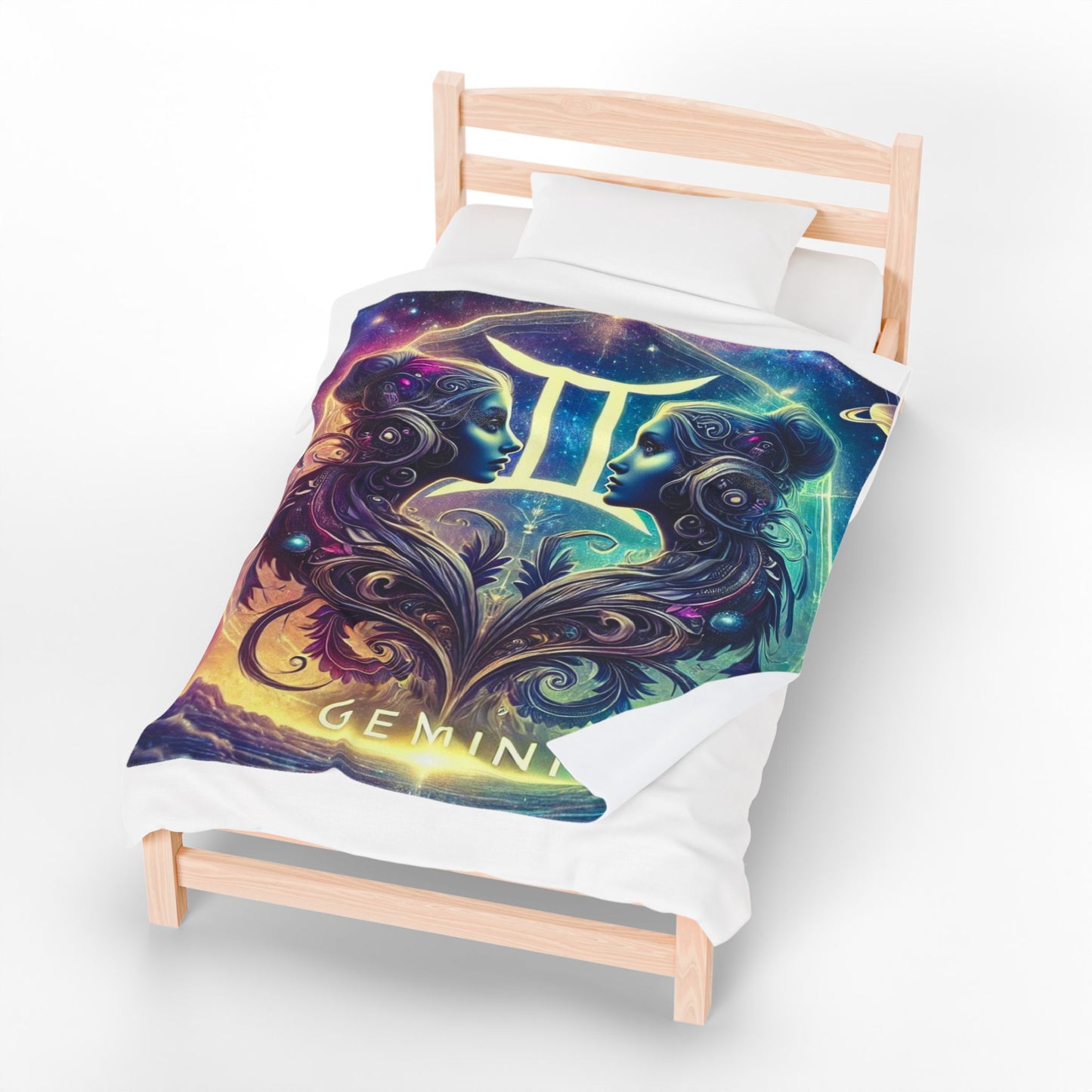 Gemini Velveteen Plush Blanket