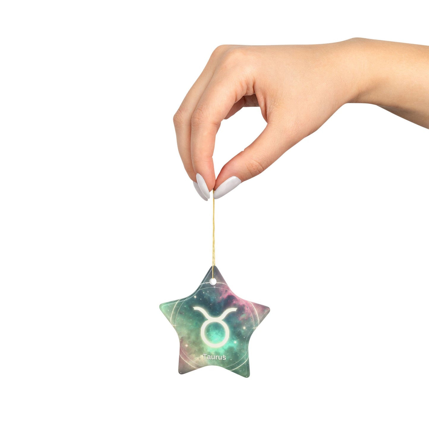 Taurus Zodiac Decor for Celebrations - Astrological Ceramic Ornaments