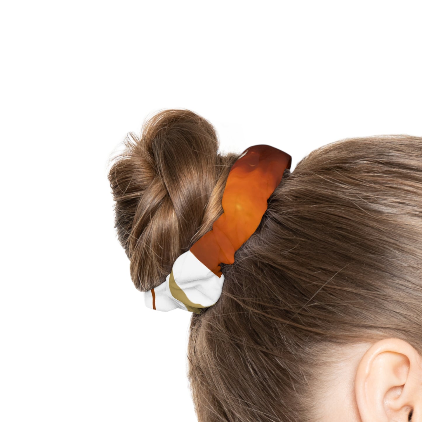 Leo Boho Chic Scrunchie - Earthy Tones for Everyday Style