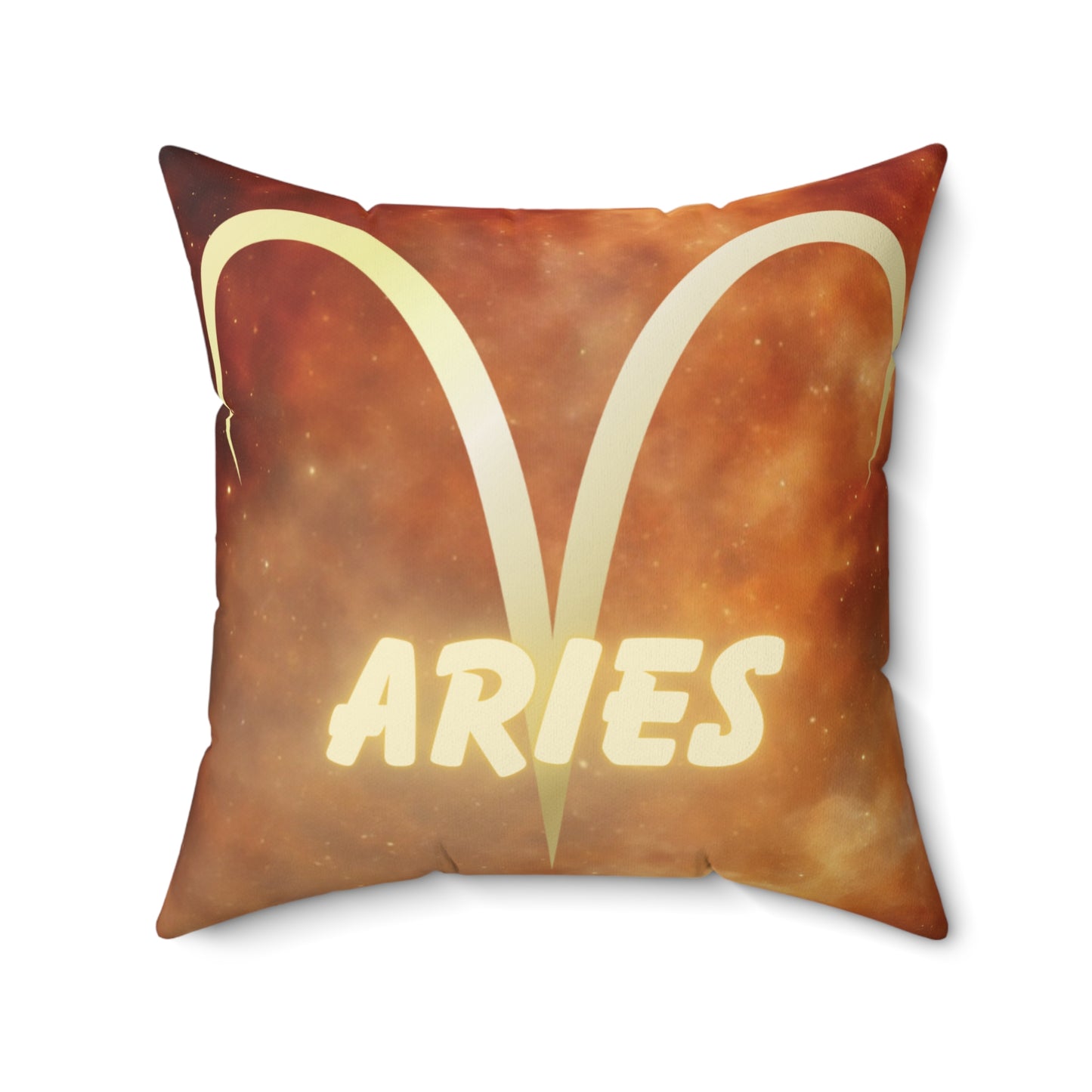 Astrology Aries Square Pillow - Celestial Home Decor for Zodiac Lovers