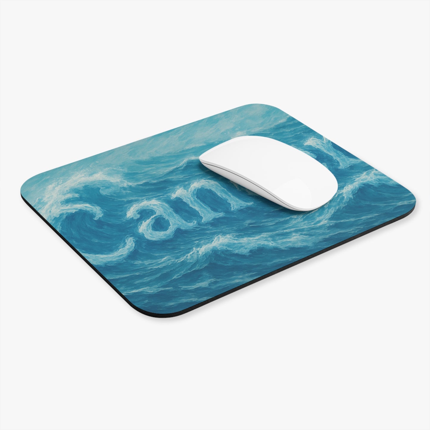 Ocean-Inspired Cancer Zodiac Mouse Pad, Astrology Desk Accessory, Gifts for Astrology Lovers, Ocean Wave Decor, Personalized Mouse Mat