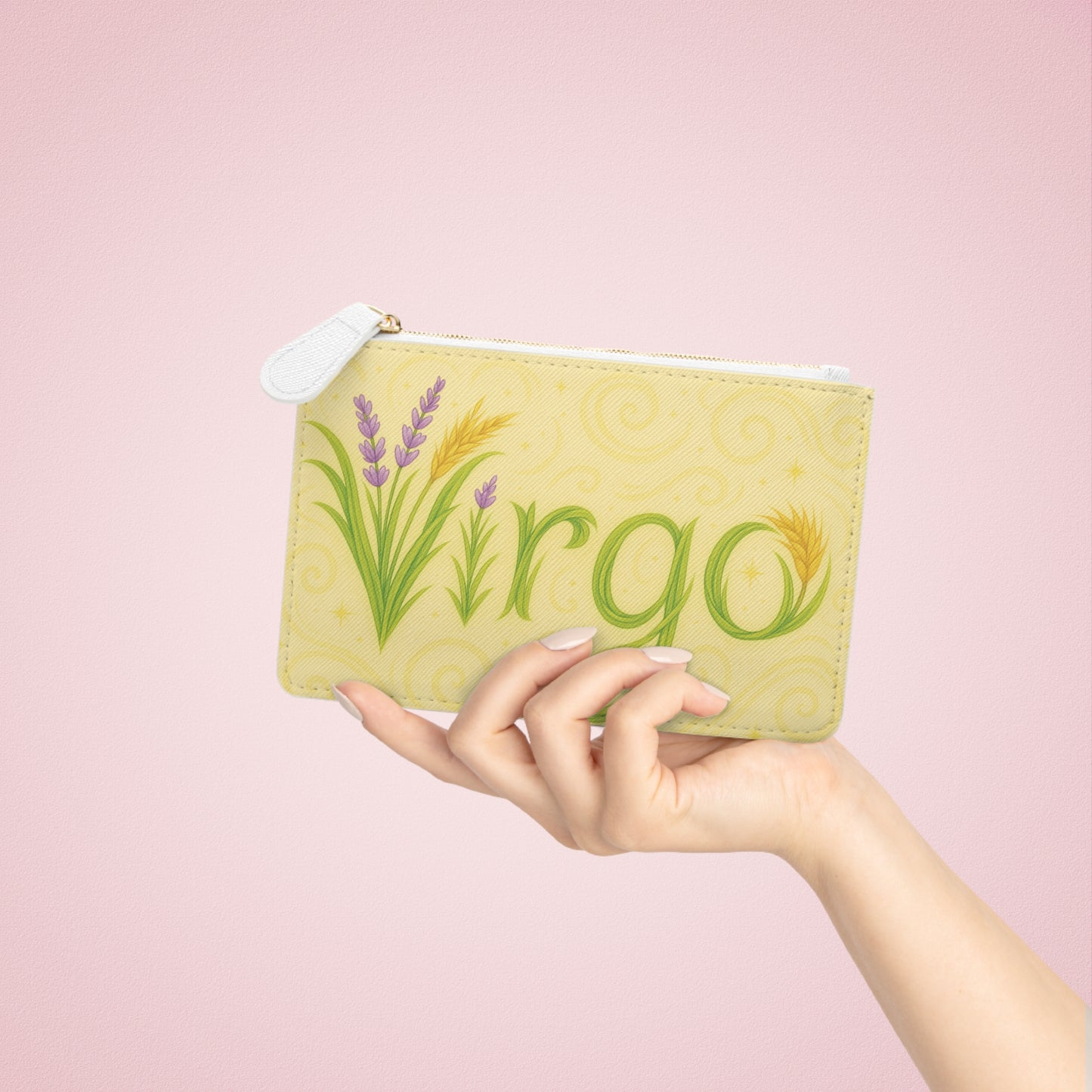 Virgo Mini Clutch Bag, Zodiac Pouch, Astrology Wallet, Gifts for Virgo, Celestial Clutch, Birthday Accessory