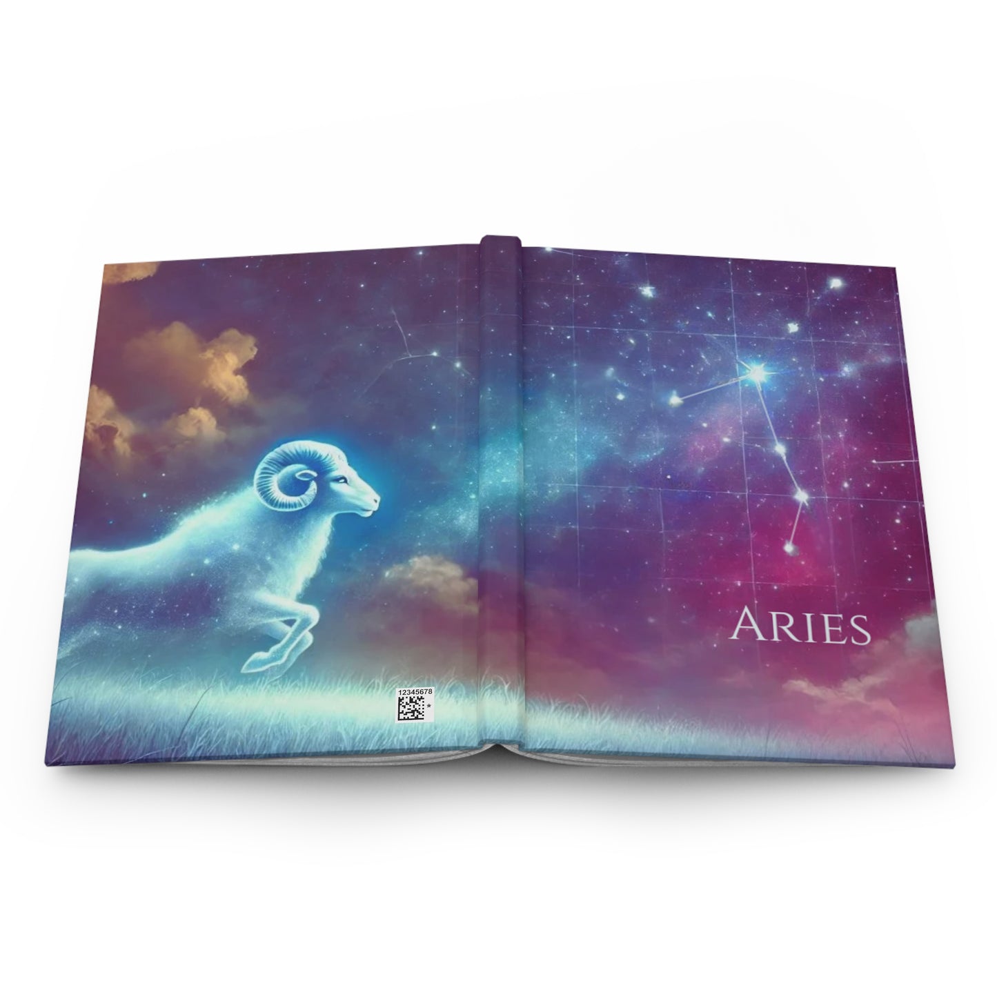 Aries Constellation Hardcover Journal - Cosmic Design for Astrology Lovers