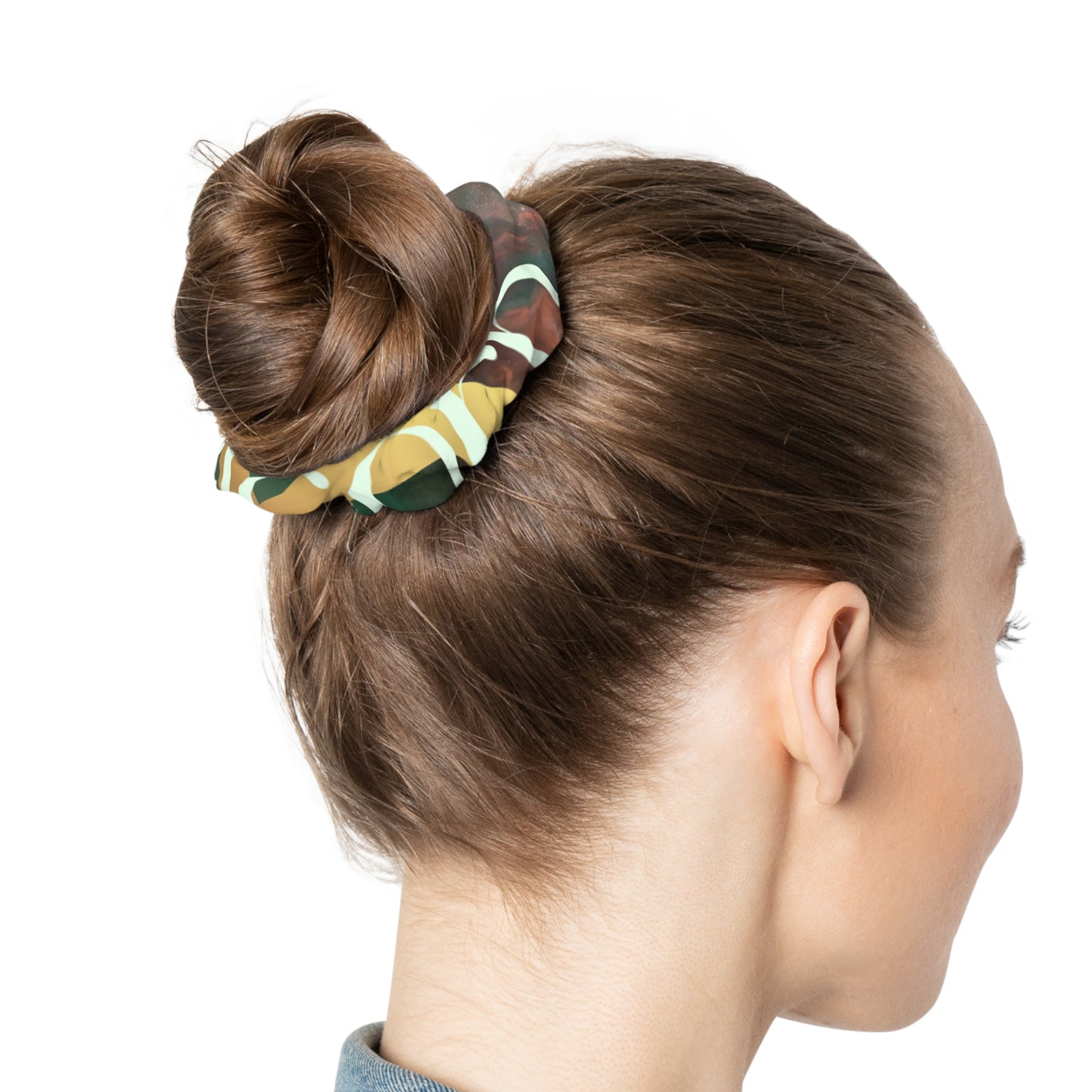 Capricorn Art Scrunchie - Trendy Hair Accessory for Effortless Style