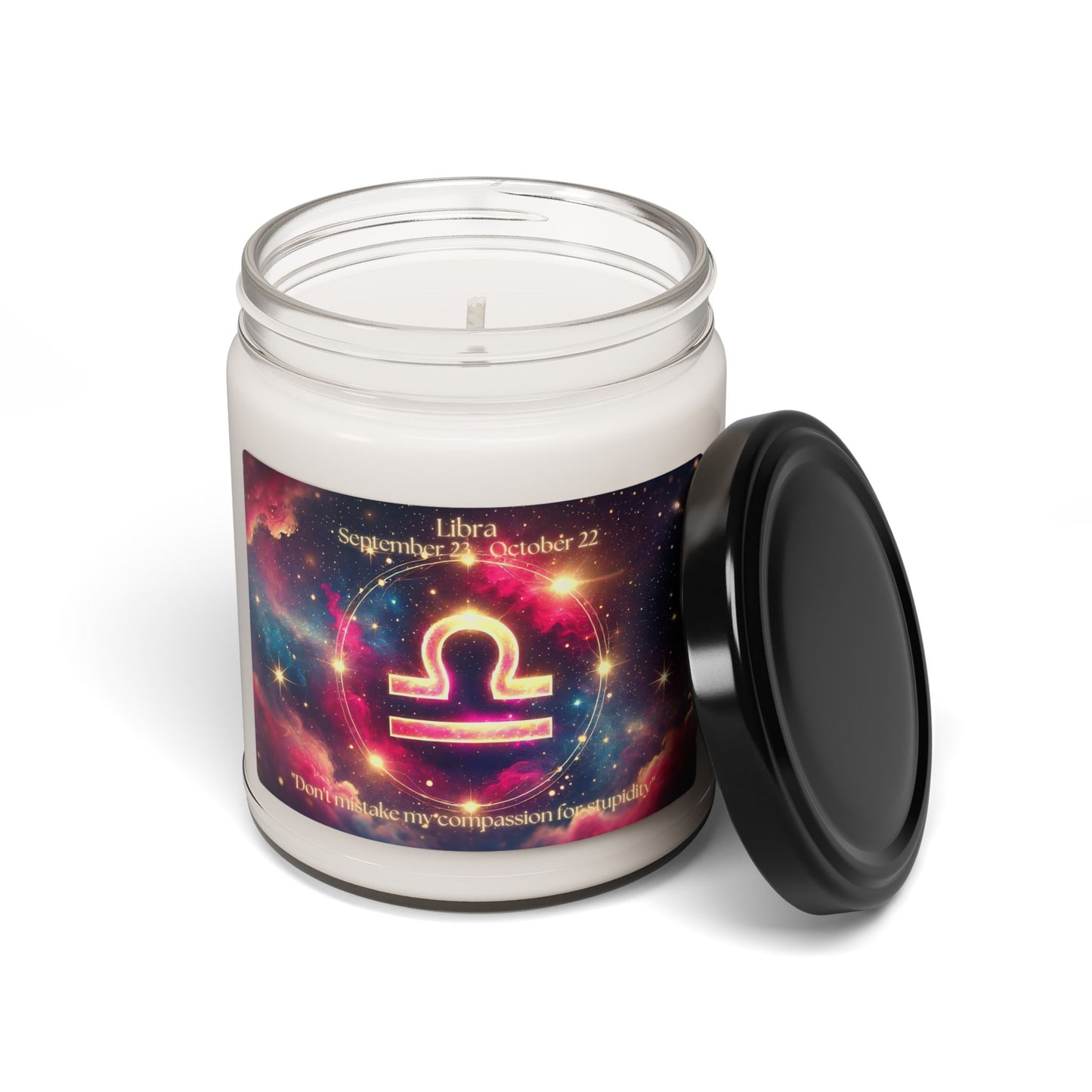 Libra Zodiac Scented Soy Candle - 9oz | Astrological Gift for Astrology Lovers