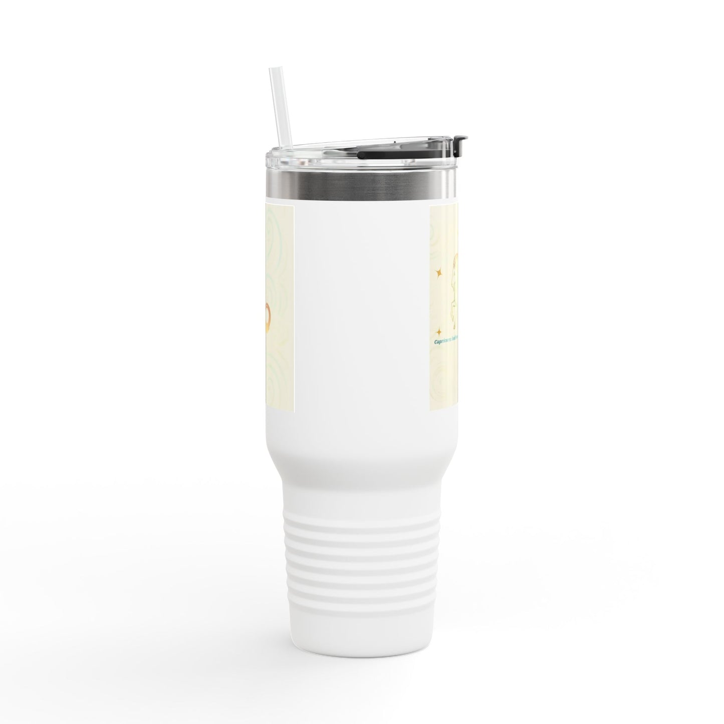Capricorn Insulated Travel Mug - 40oz Adventure Cup with Inspirational Quote