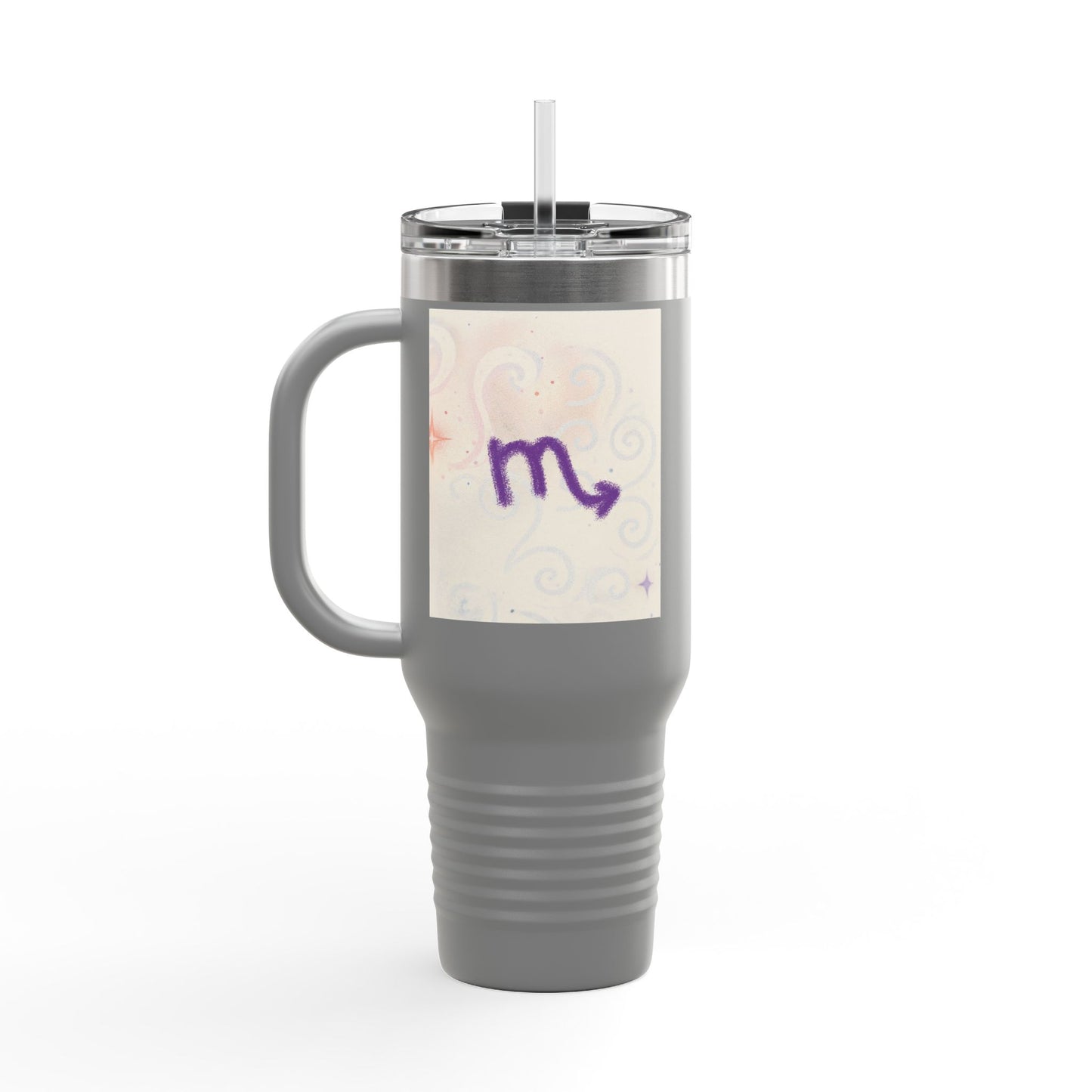 Scorpio Insulated Travel Mug - 40oz Coffee Tumbler with Motivational Quote