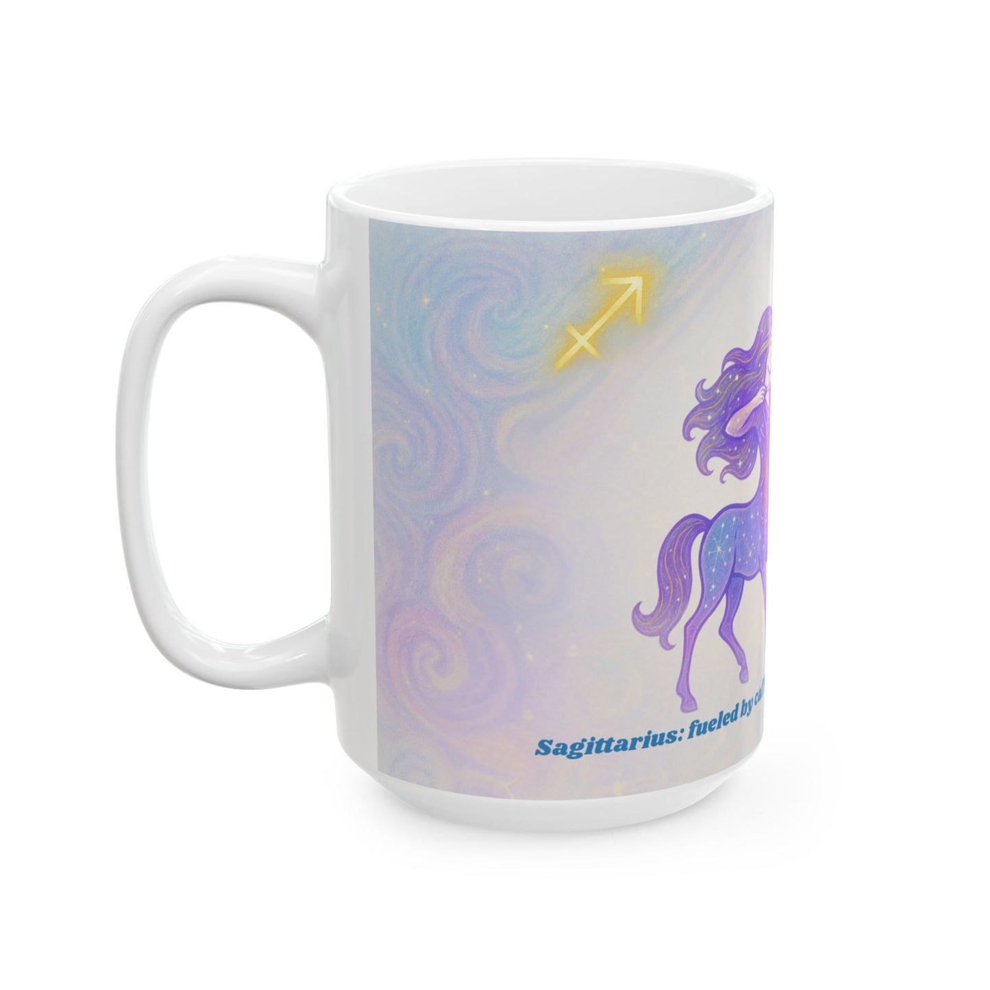 Celestial Sagittarius Mug – 11oz & 15oz – Perfect for Coffee Lovers and Dreamers